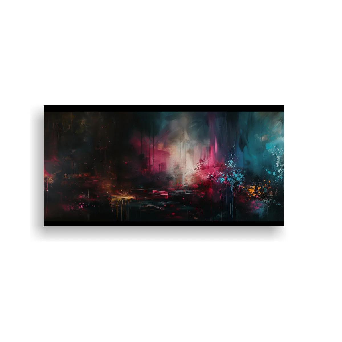 Cuadro paisaje abstracto luminoso con contrastes de luz — imagen principal