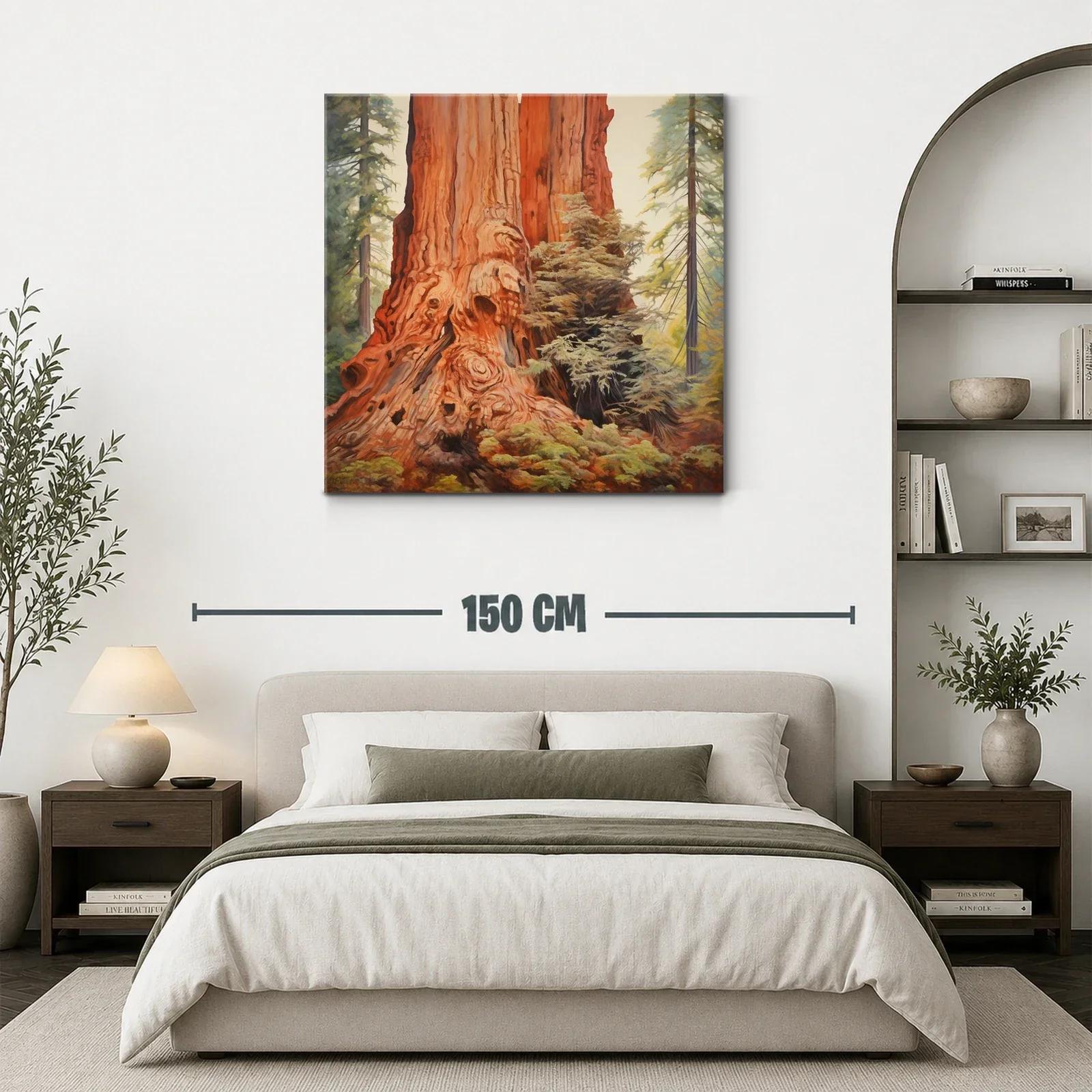 Majestuoso tronco de árbol en bosque antiguo — miniatura 3