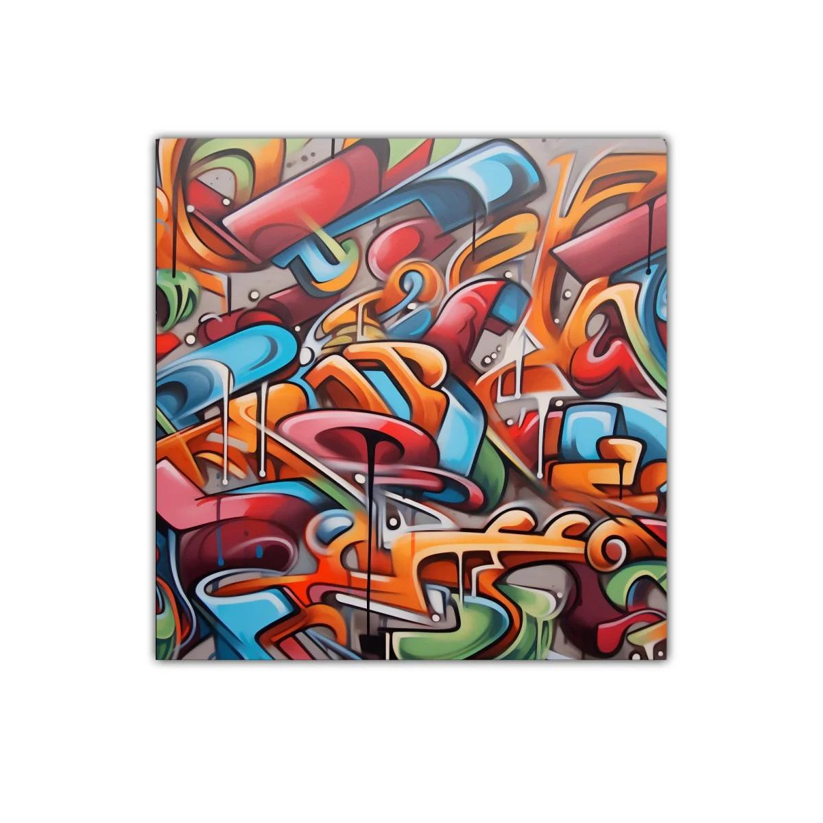 Explosión de colores vibrantes en arte urbano expresivo — imagen principal