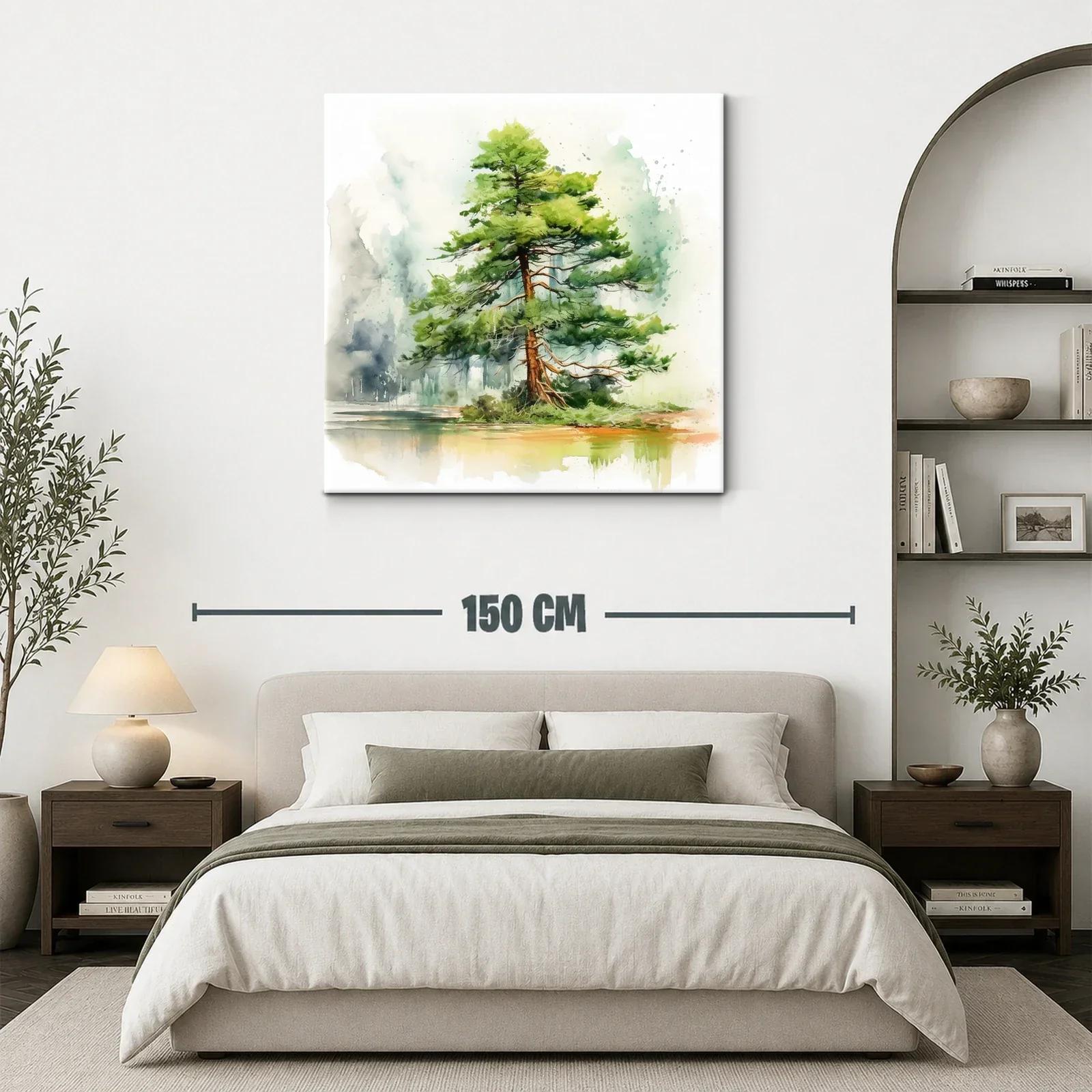 Elegante árbol solitario en paisaje sereno y natural — miniatura 3