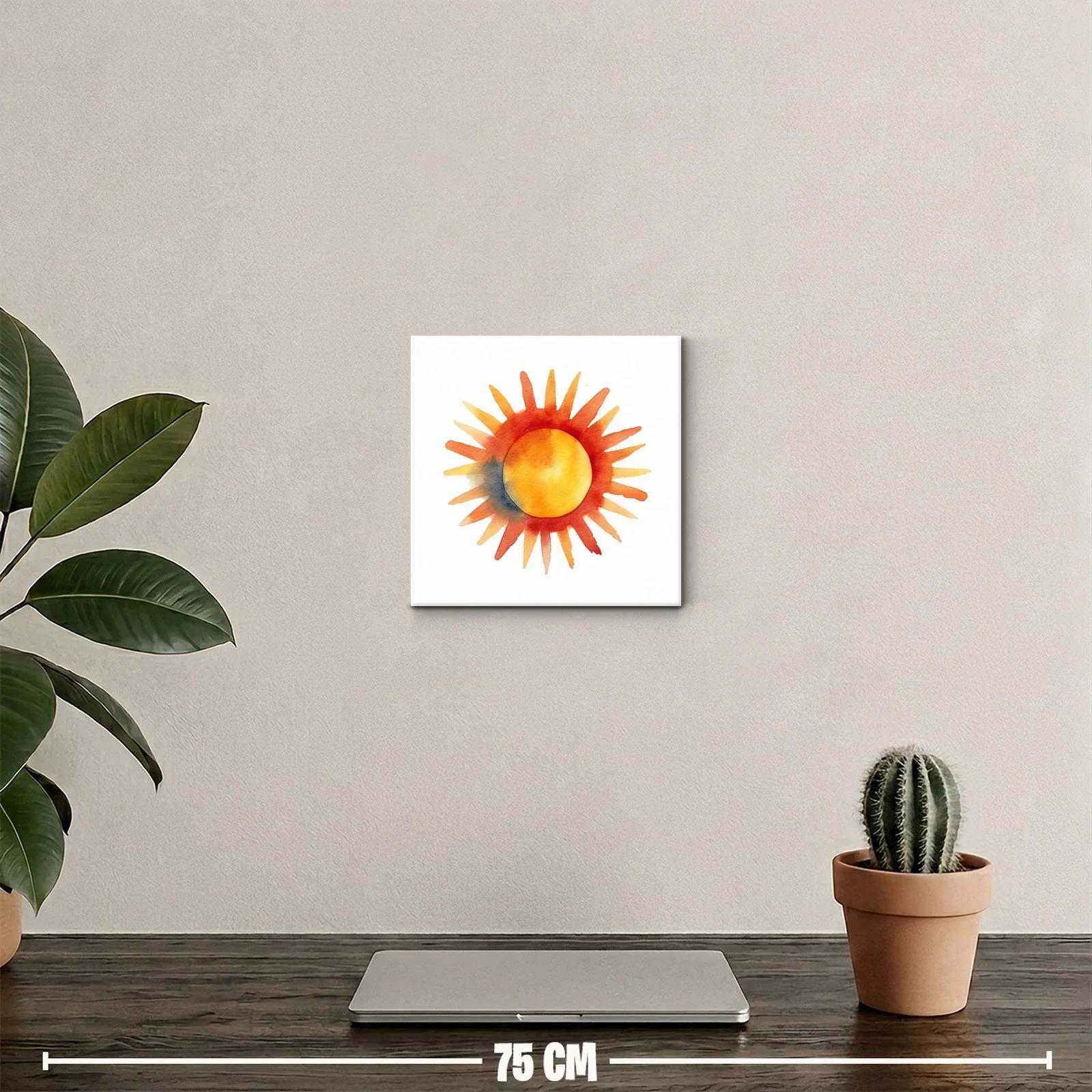 Sol vibrante en tonos cálidos para ambientes luminosos — miniatura 2