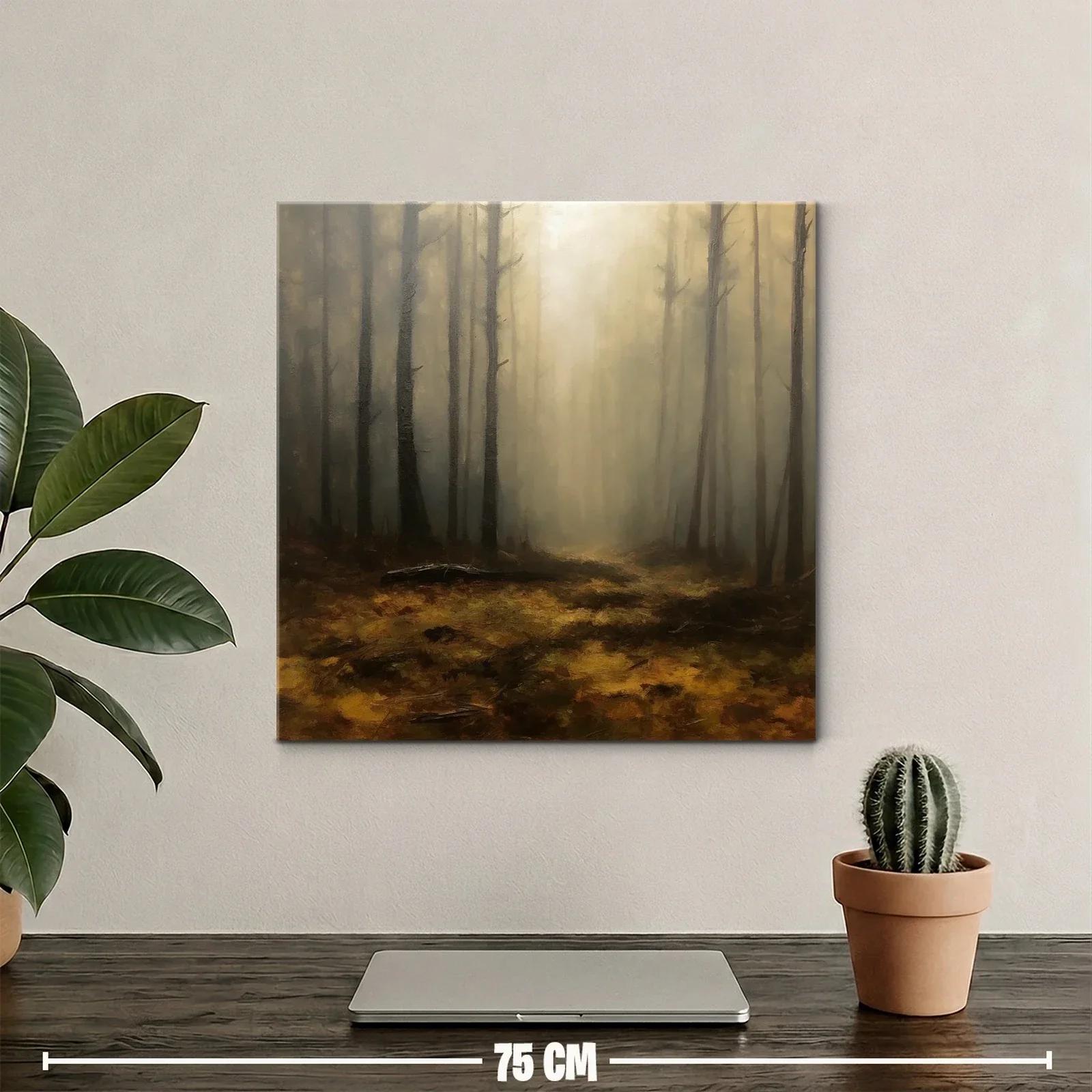 Bosque con luz tenue y atmósfera de misterio — miniatura 2