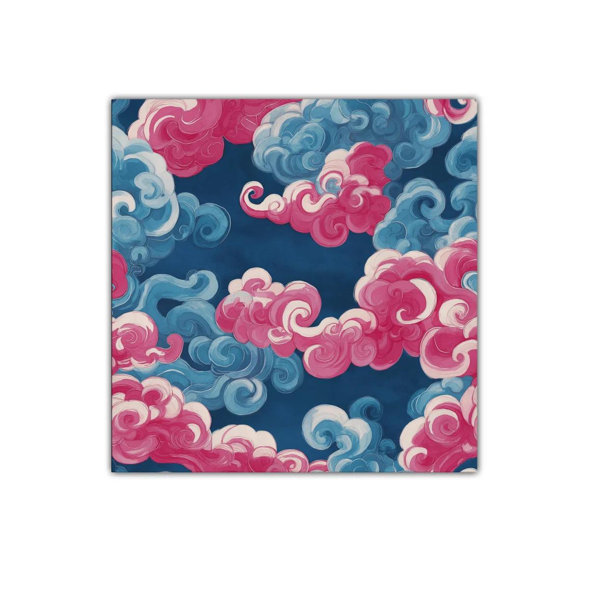 Explosión de nubes en tonos fríos y cálidos vibrantes — imagen principal