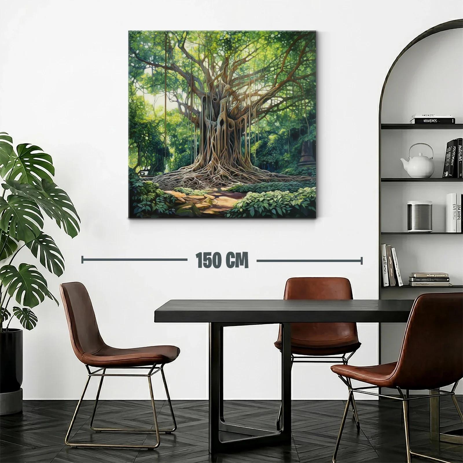 Impresionante árbol antiguo bajo la luz del sol — miniatura 2