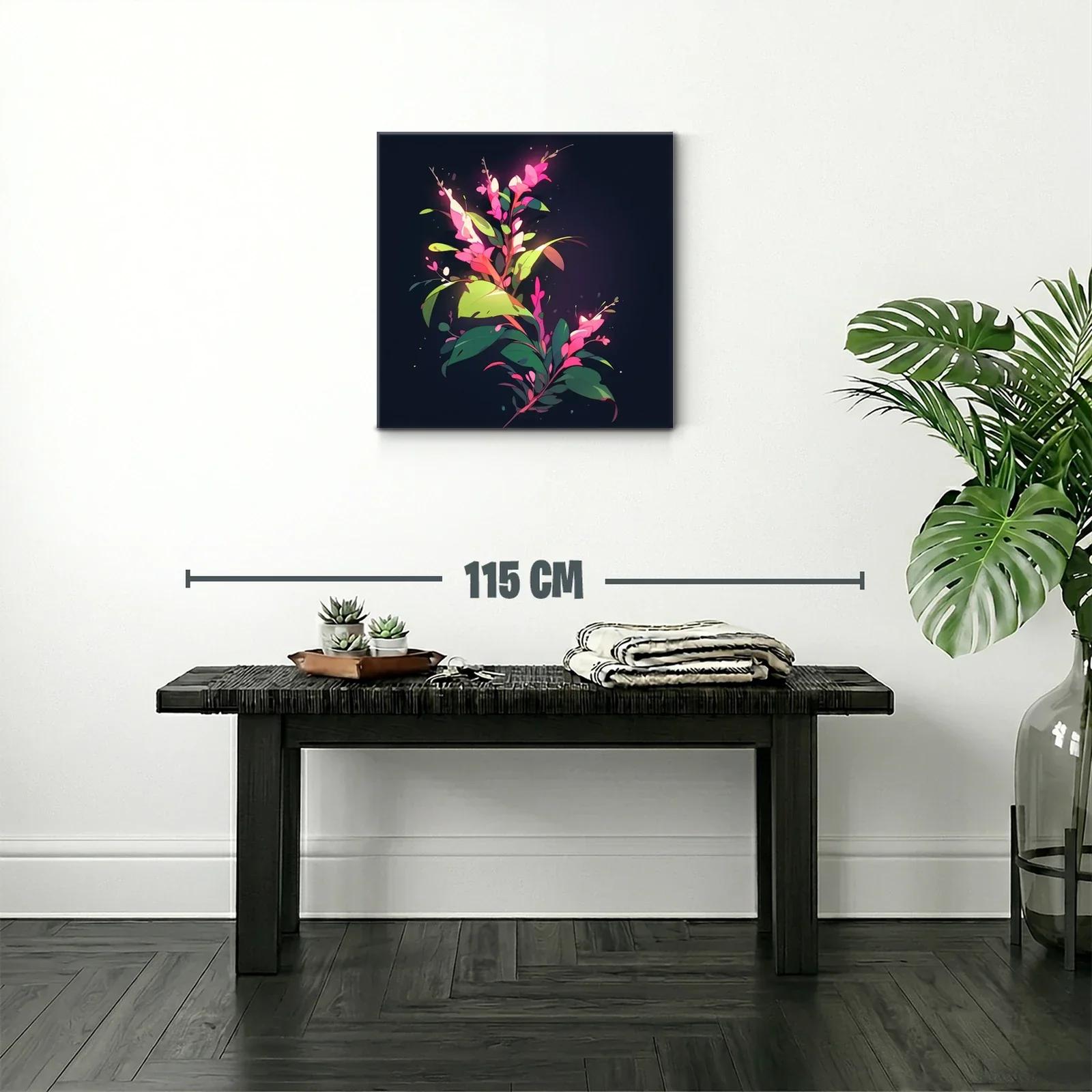 Rama Floral Vibrante con Destellos de Luz — miniatura 2