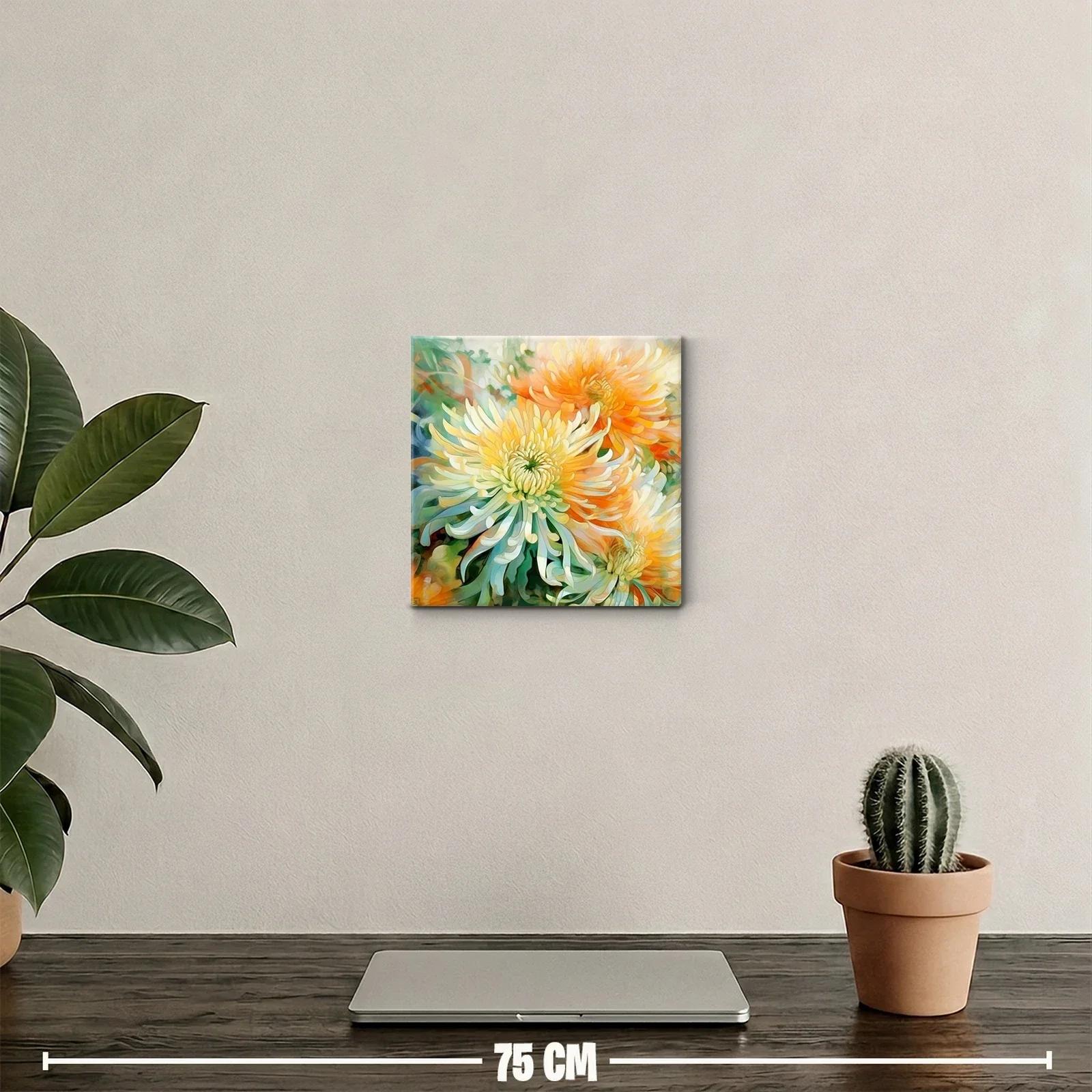 Explosión Floral en Amarillos y Naranjas Vibrantes — miniatura 2