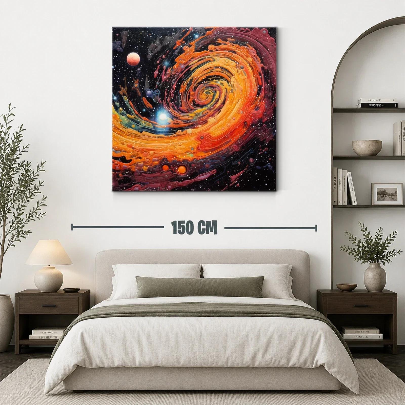 Espiral Galáctico en Tonos Cálidos y Vibrantes — miniatura 3