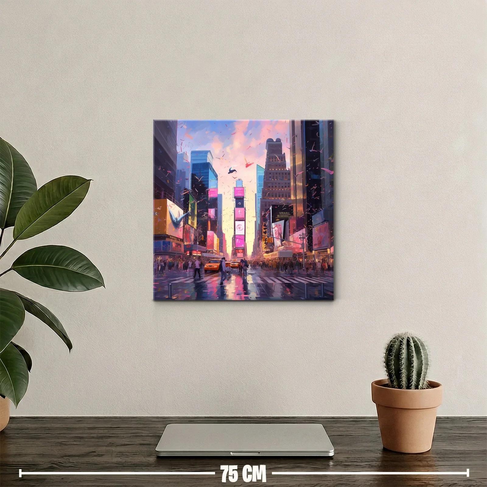 Atardecer vibrante en la ciudad con movimiento urbano — miniatura 2