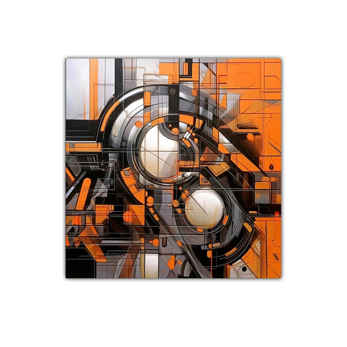 Composición abstracta con formas y tonos cálidos — imagen principal