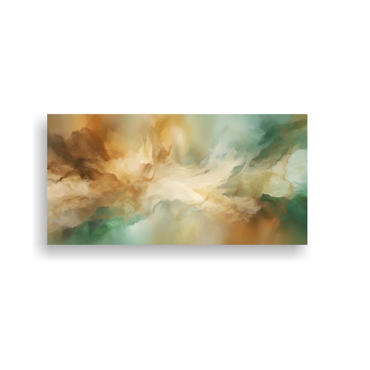 Cuadro nubes abstractas con veladuras claras