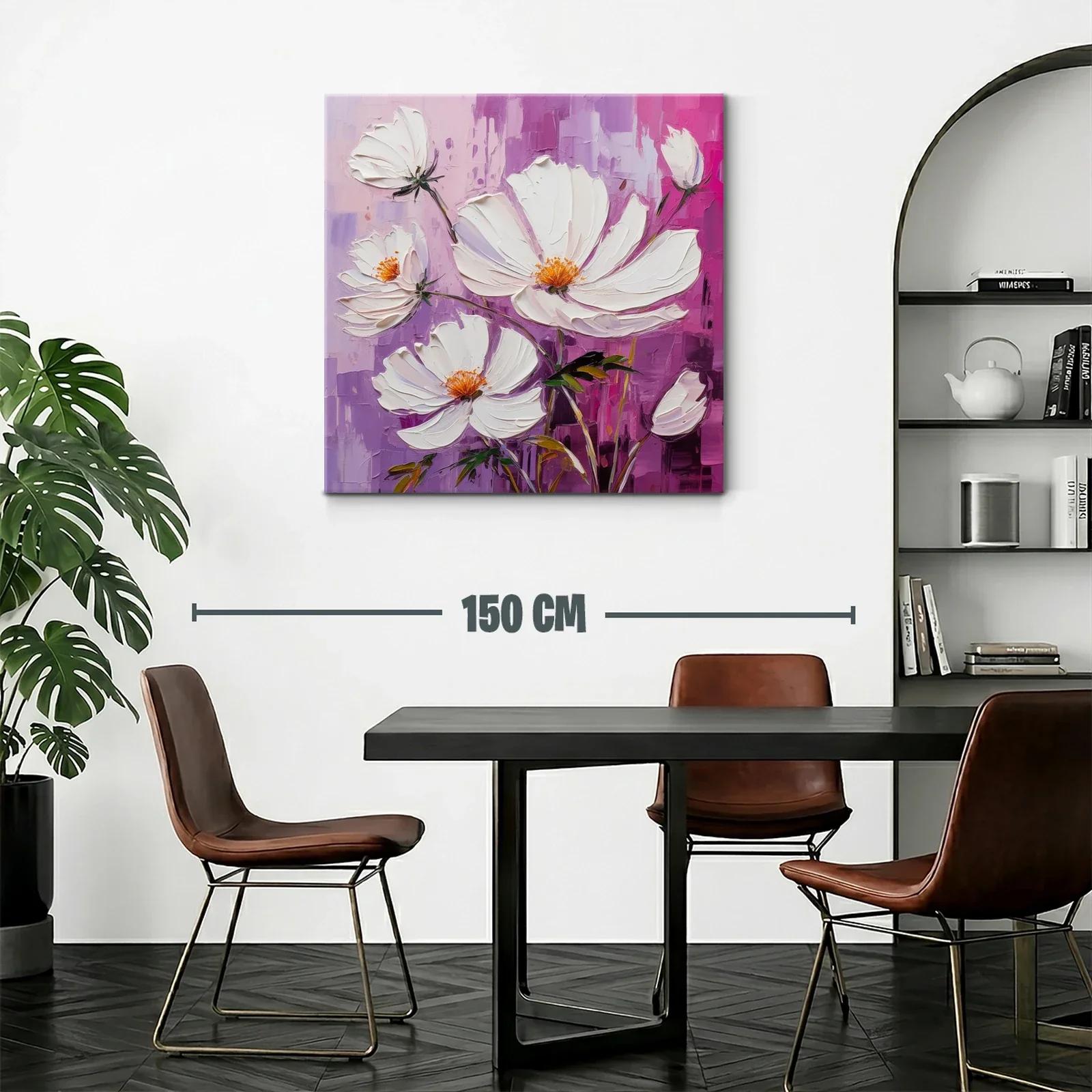 Elegancia floral en tonos blancos y violetas — miniatura 2