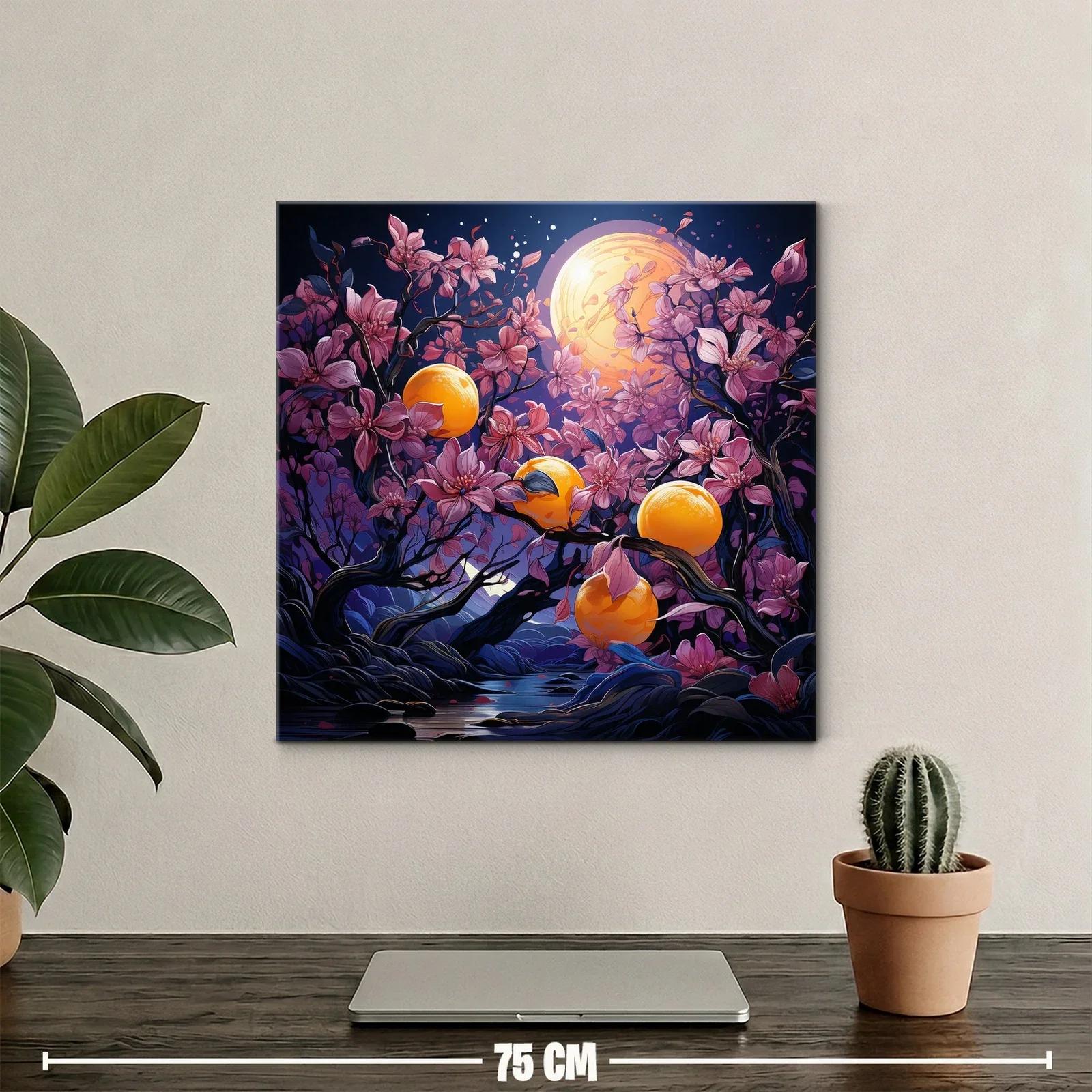 Naturaleza mágica con flores y frutos luminosos — miniatura 2