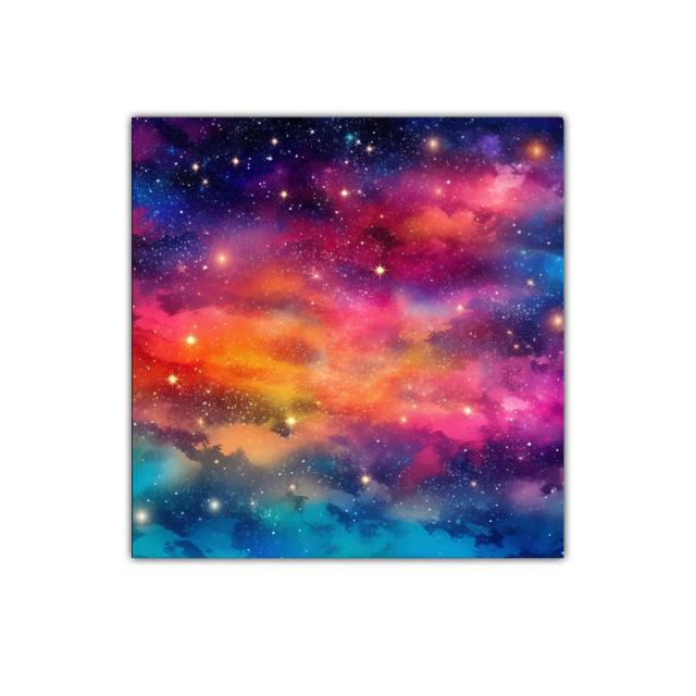 Espectacular cielo estrellado con vibrantes colores cósmicos