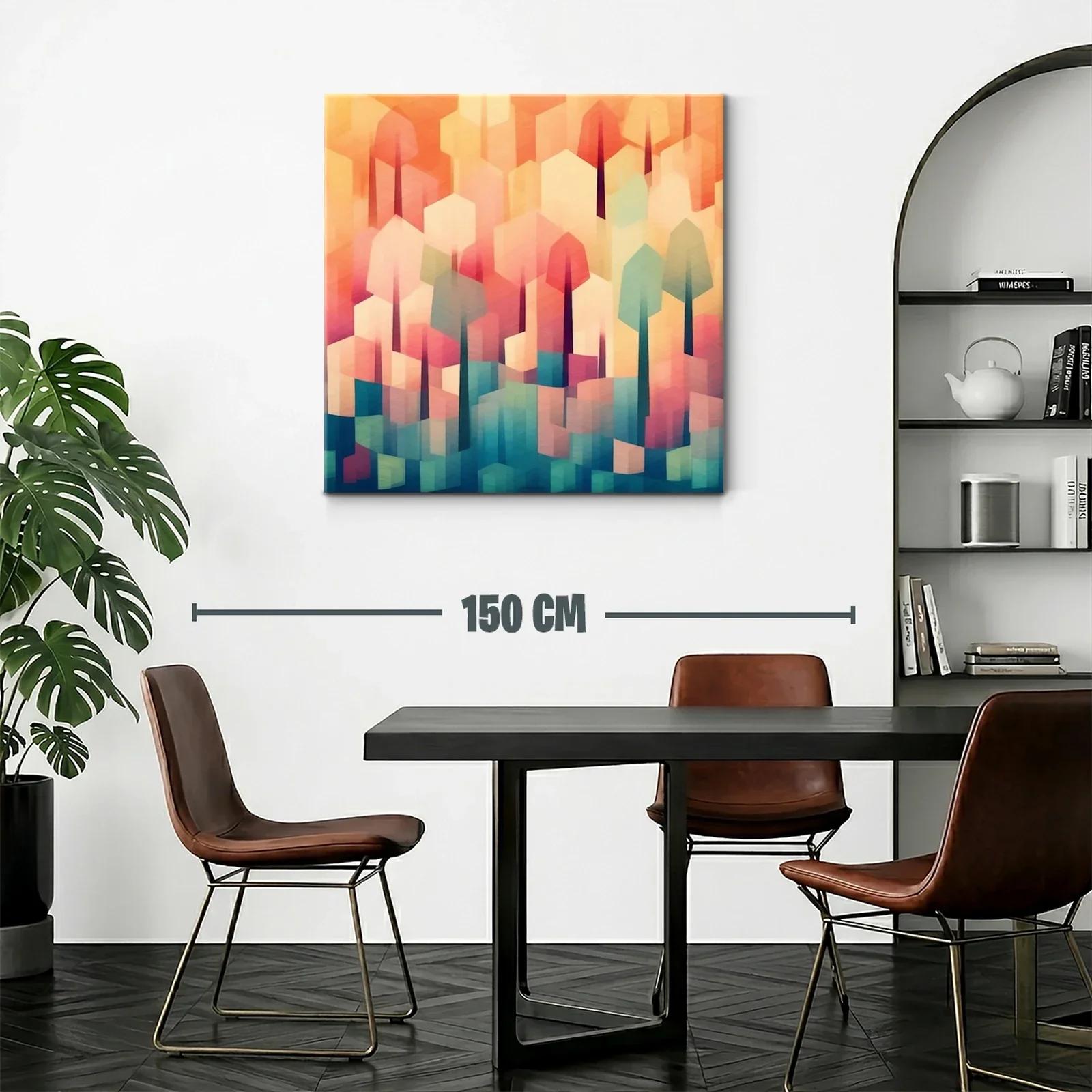 Abstracto juego de luces con formas geométricas vibrantes — miniatura 2