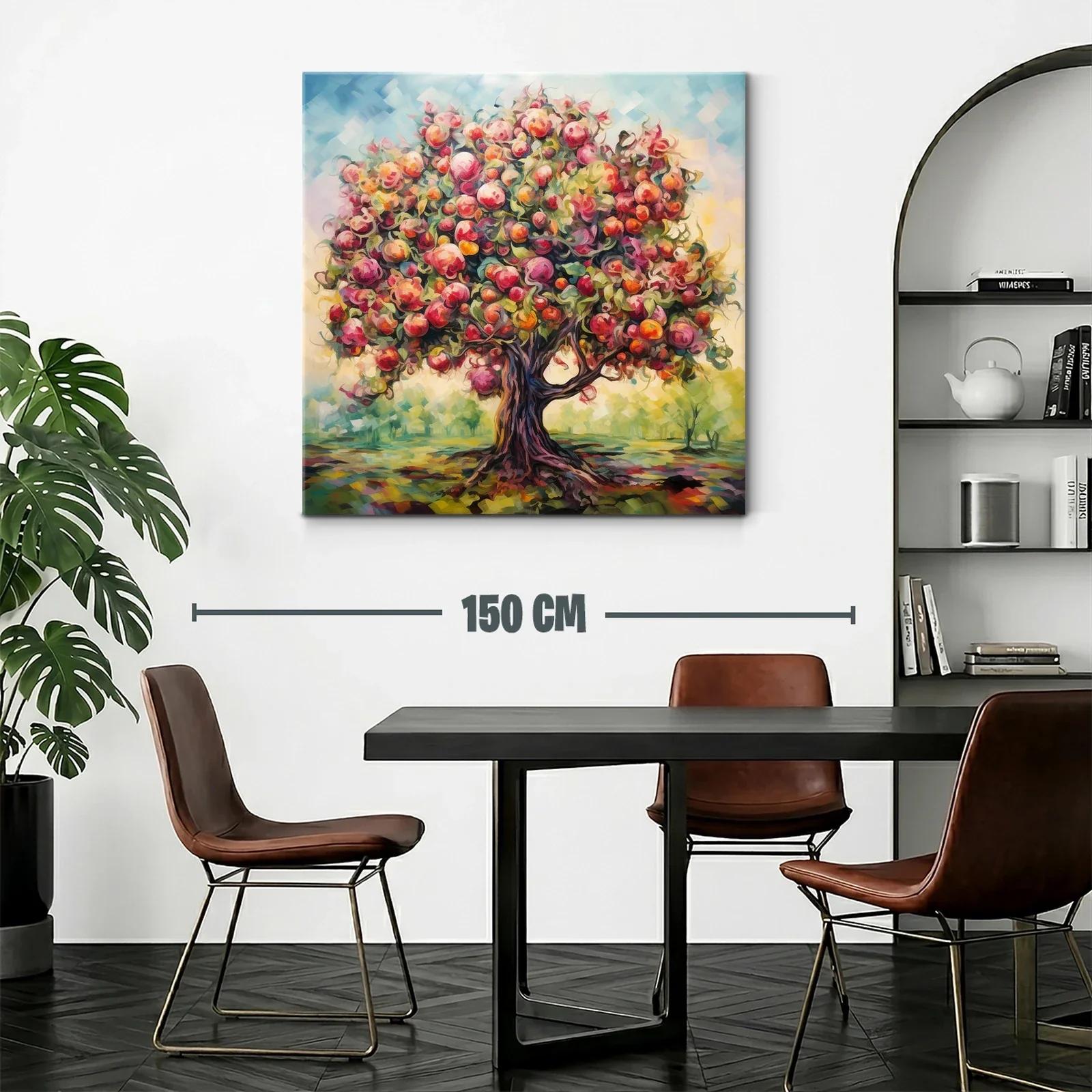 Árbol frutal con tonos cálidos y vibrantes — miniatura 2
