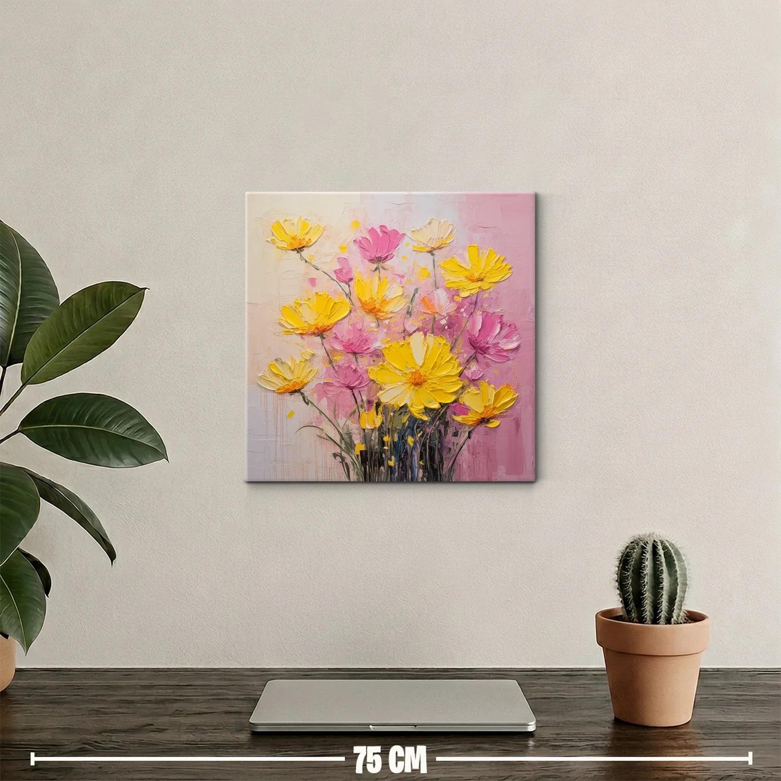 Armonioso ramo floral en tonos suaves y vibrantes — miniatura 2