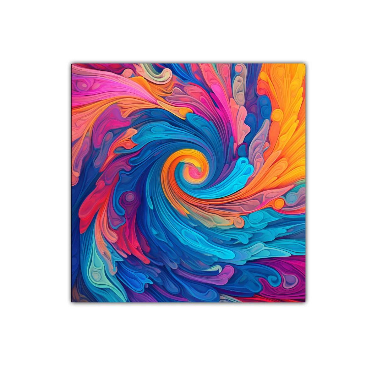 Explosión de colores en remolino vibrante y dinámico — imagen principal