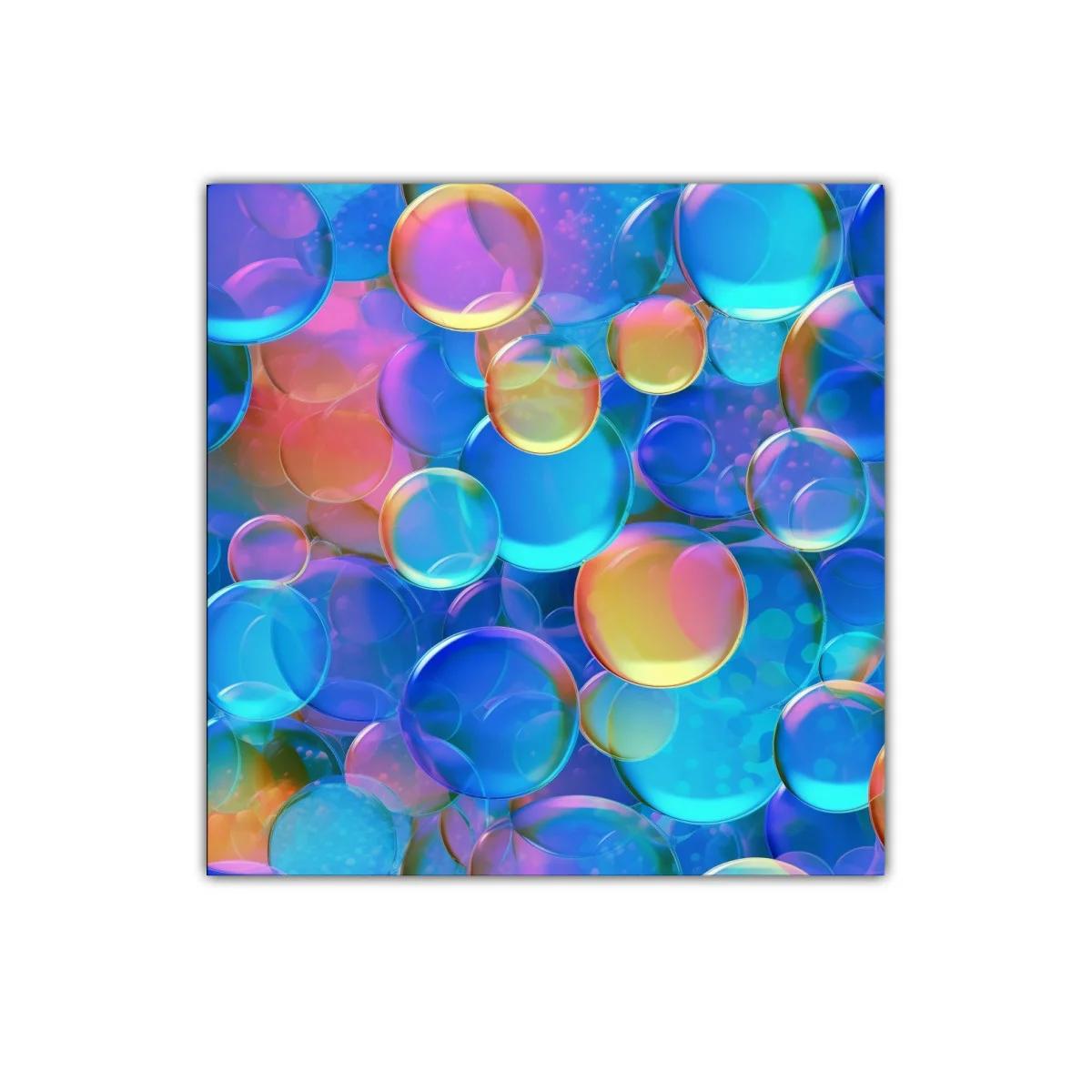 Composición vibrante de burbujas multicolor brillante — imagen principal
