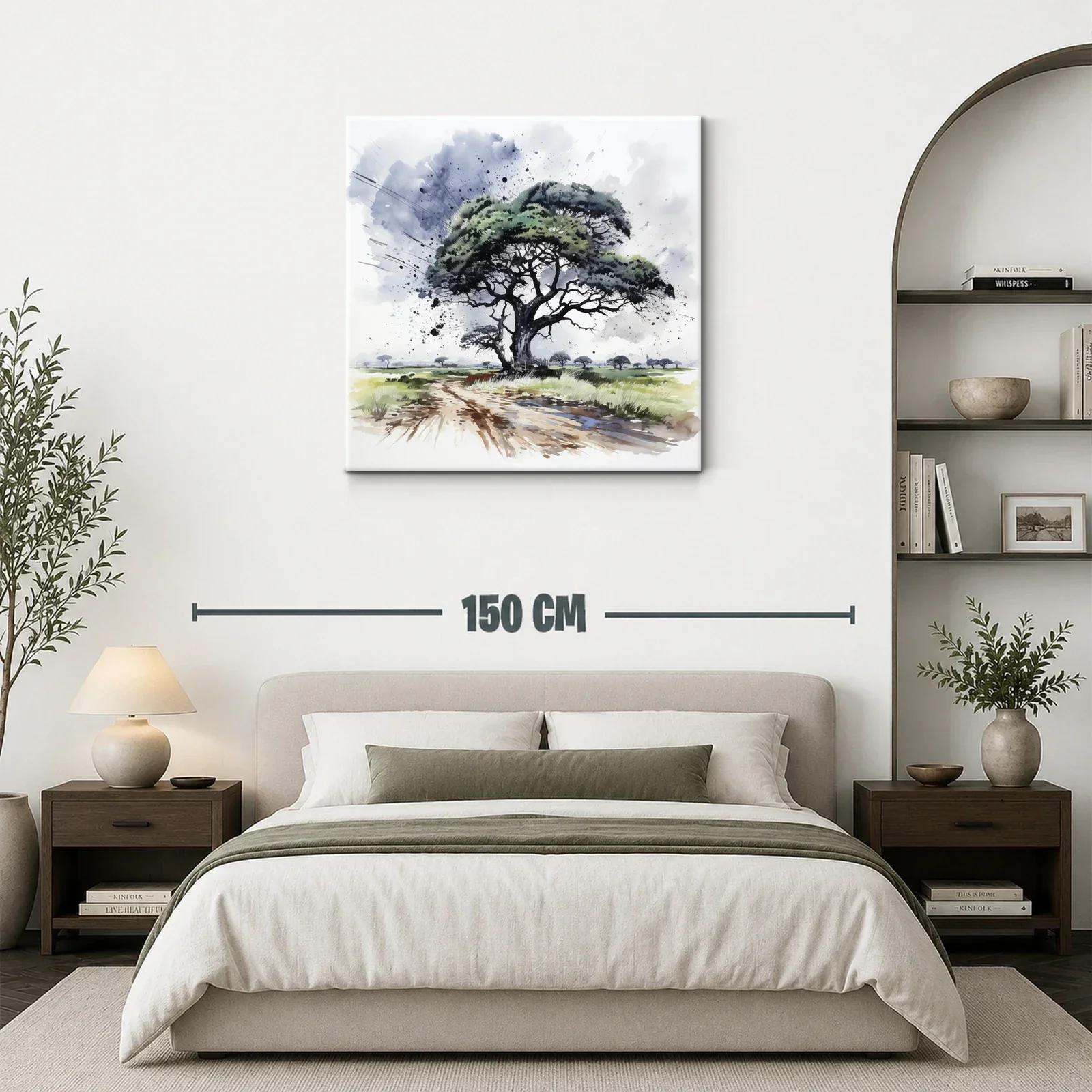Árbol solitario en paisaje natural con efectos dinámicos — miniatura 3