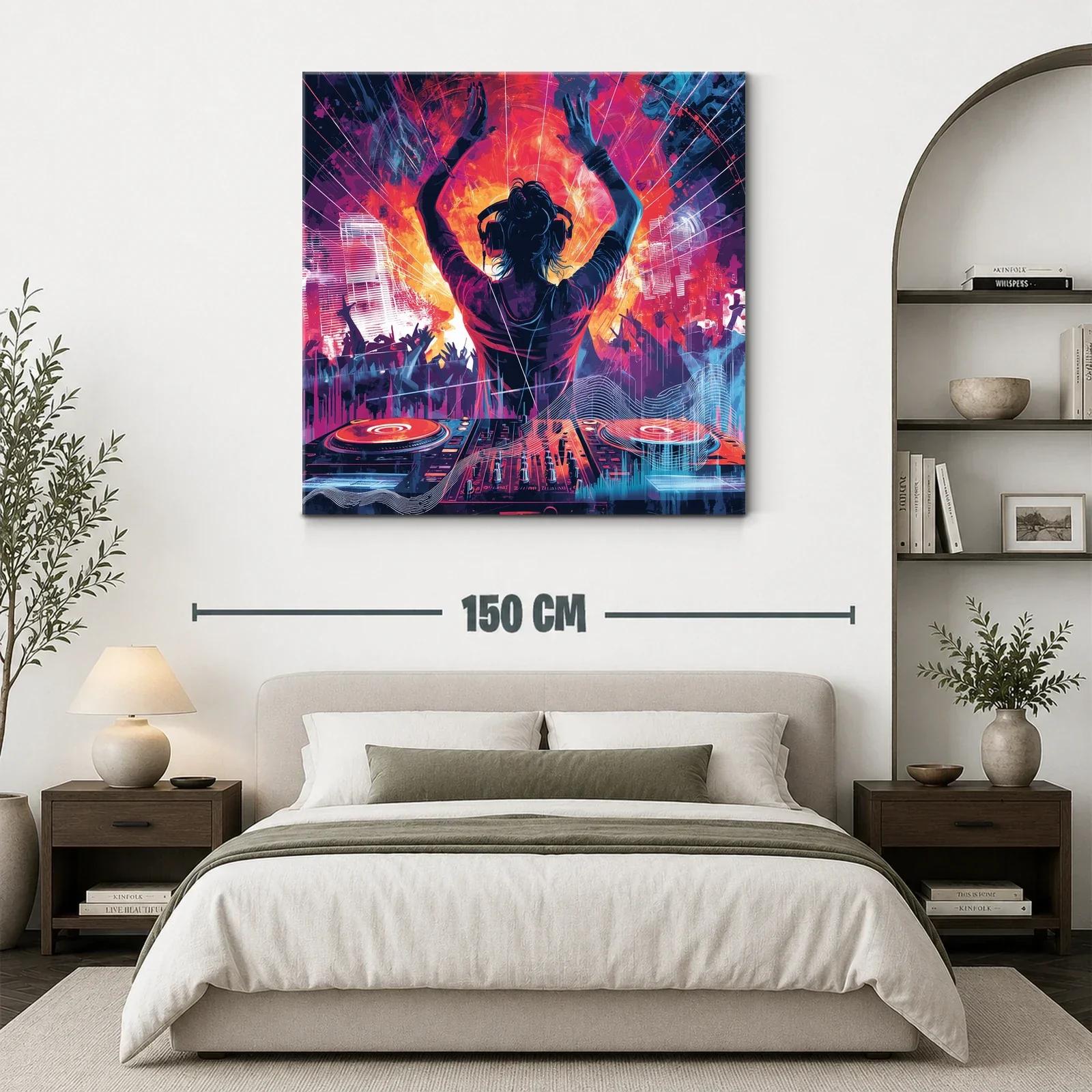Energía Vibrante de DJ en Concierto Nocturno — miniatura 3
