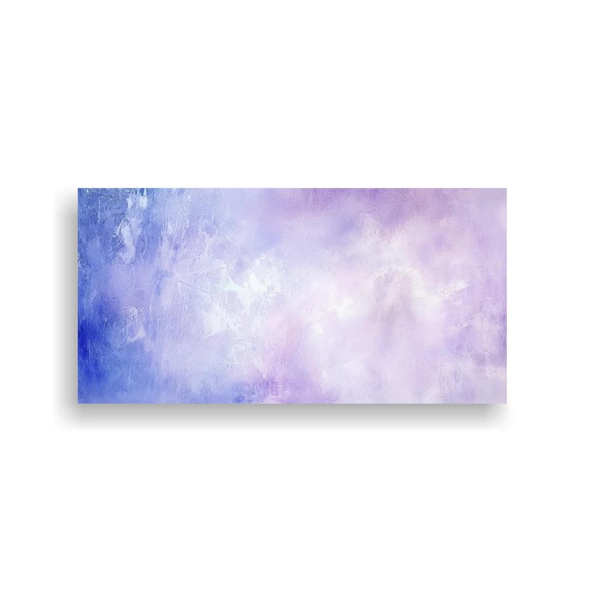 Cuadro nube de color abstracta en tonos violetas y azules — imagen principal