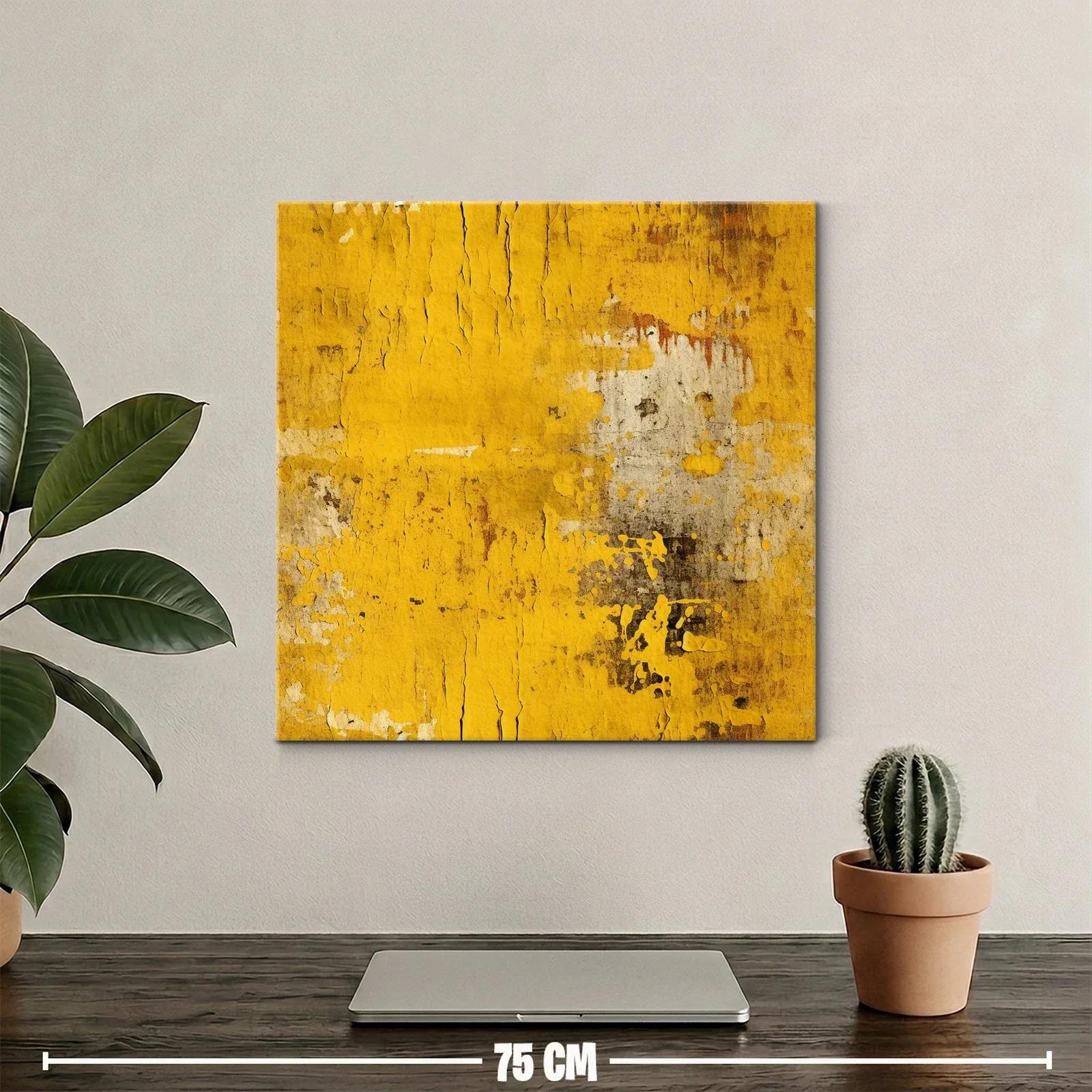 Texturas abstractas en tonos mostaza y óxido — miniatura 2