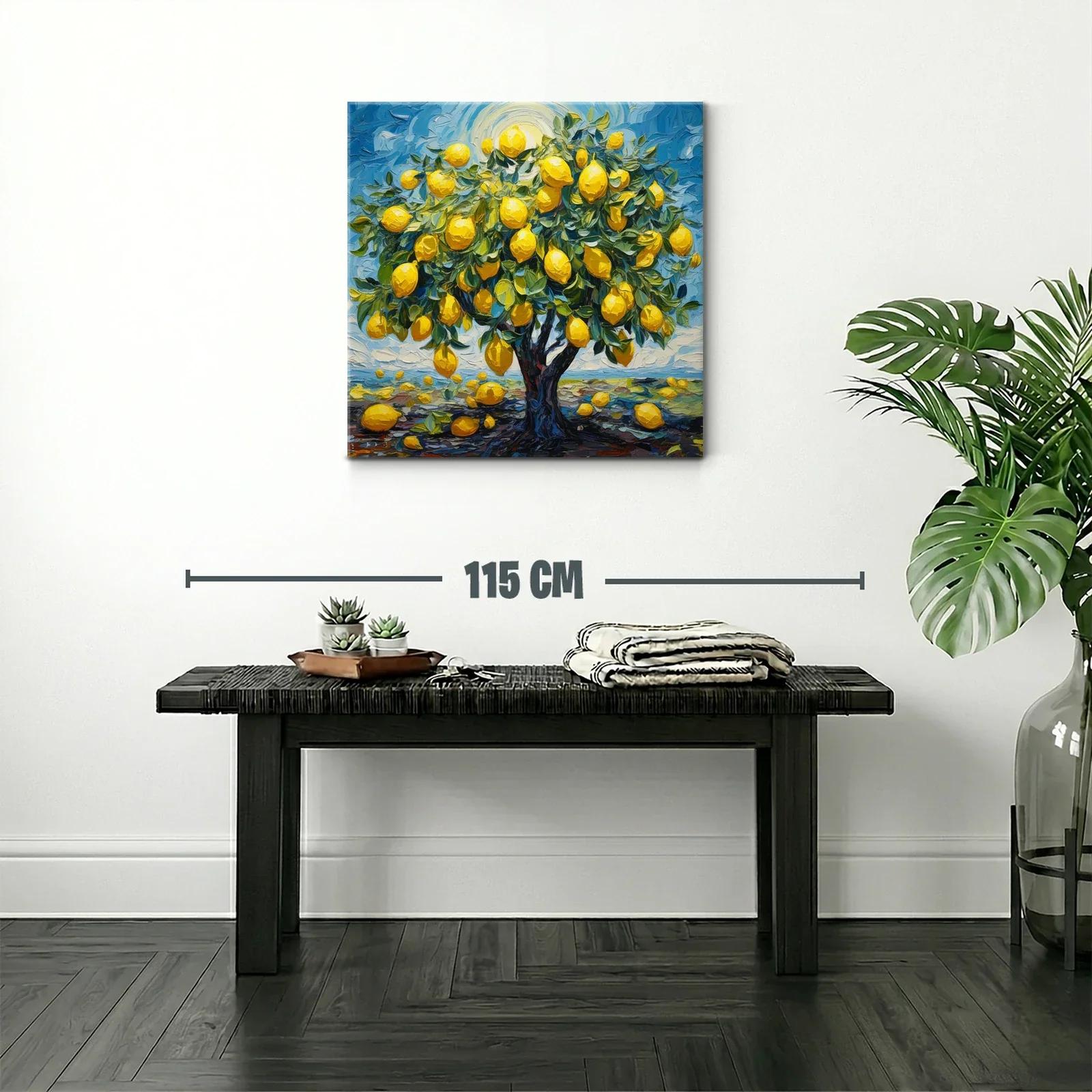 Árbol de limones vibrantes bajo un sol radiante — miniatura 2