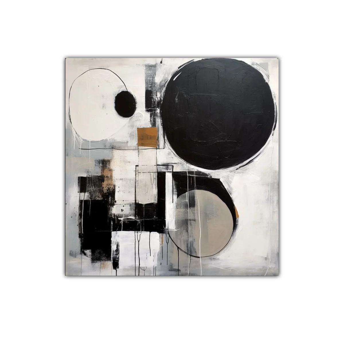 Composición abstracta con formas y contrastes modernos — imagen principal