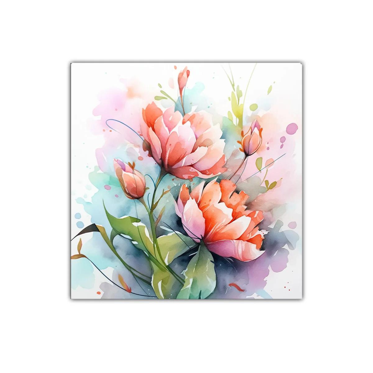 Flores vibrantes con tonos suaves y naturaleza delicada — imagen principal