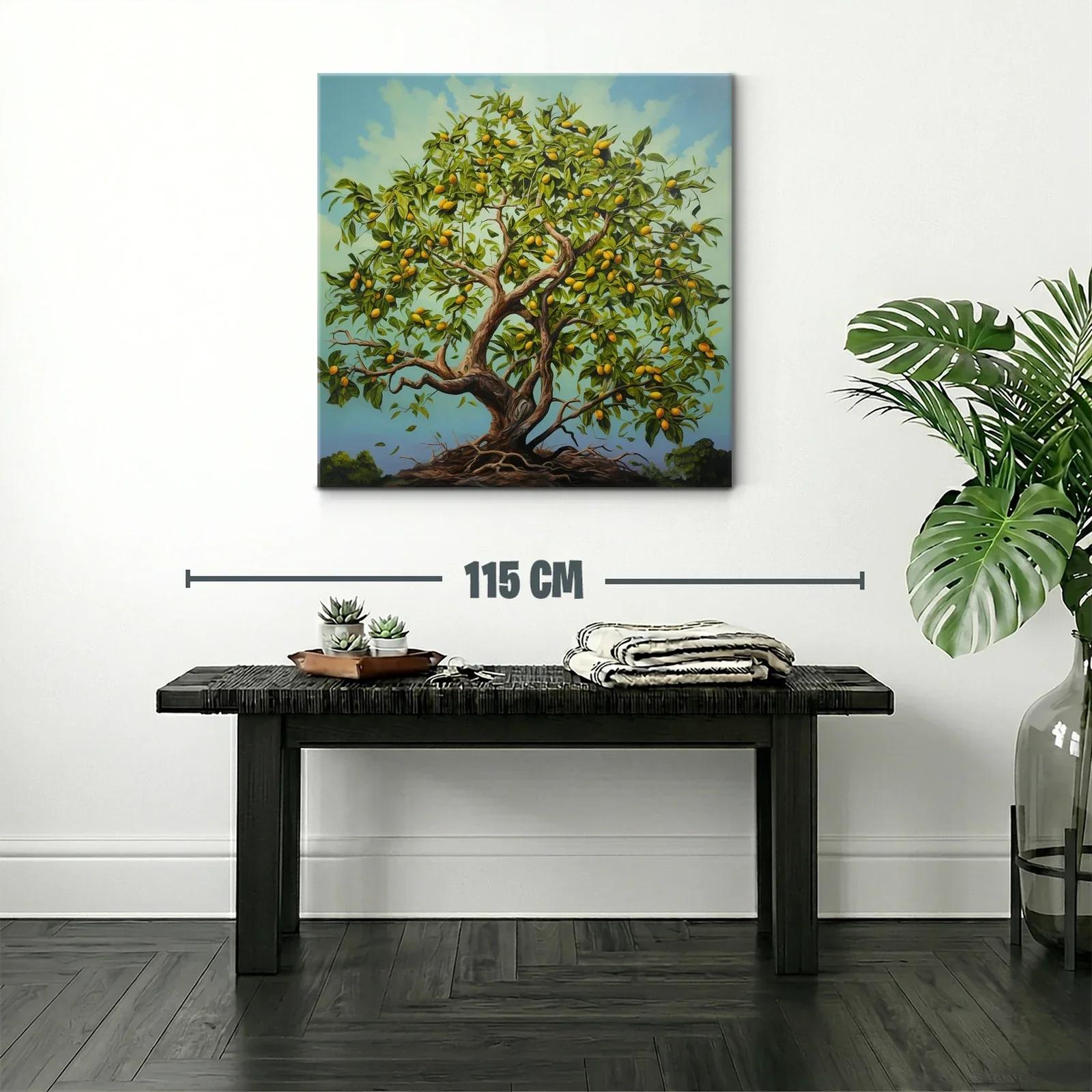 Árbol frutal con frutos cítricos en plena vitalidad — miniatura 2