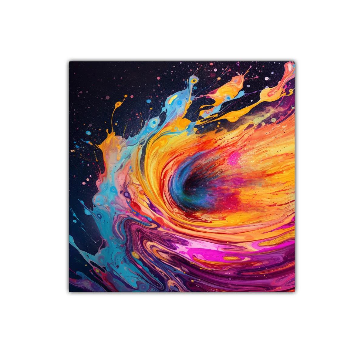 Explosión de colores vibrantes con efecto dinámico — imagen principal
