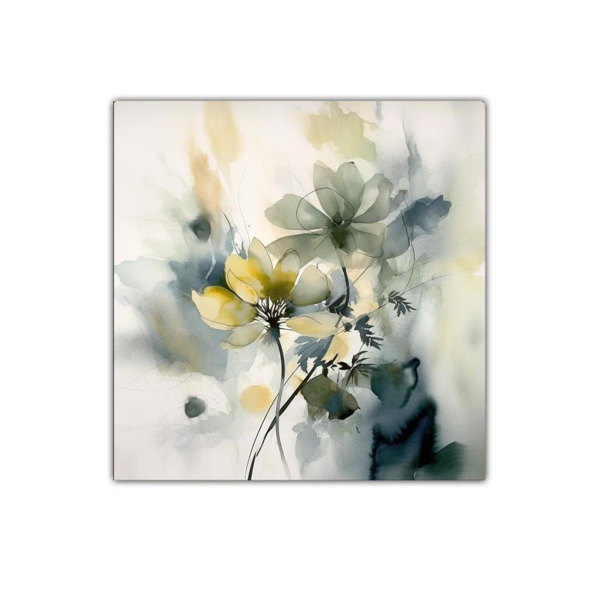 Cuadro decorativo con flores en tonos suaves y delicados — imagen principal