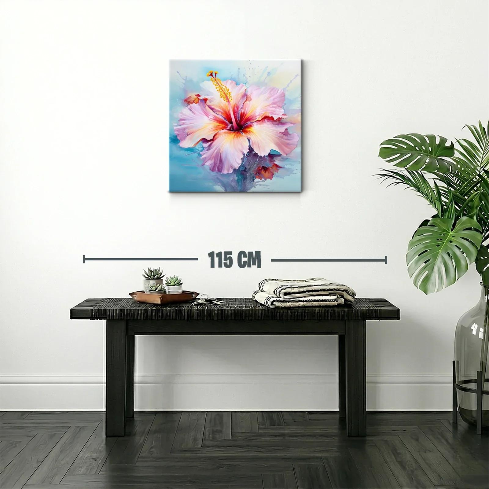 Flor vibrante con tonos pastel en movimiento fluido — miniatura 2