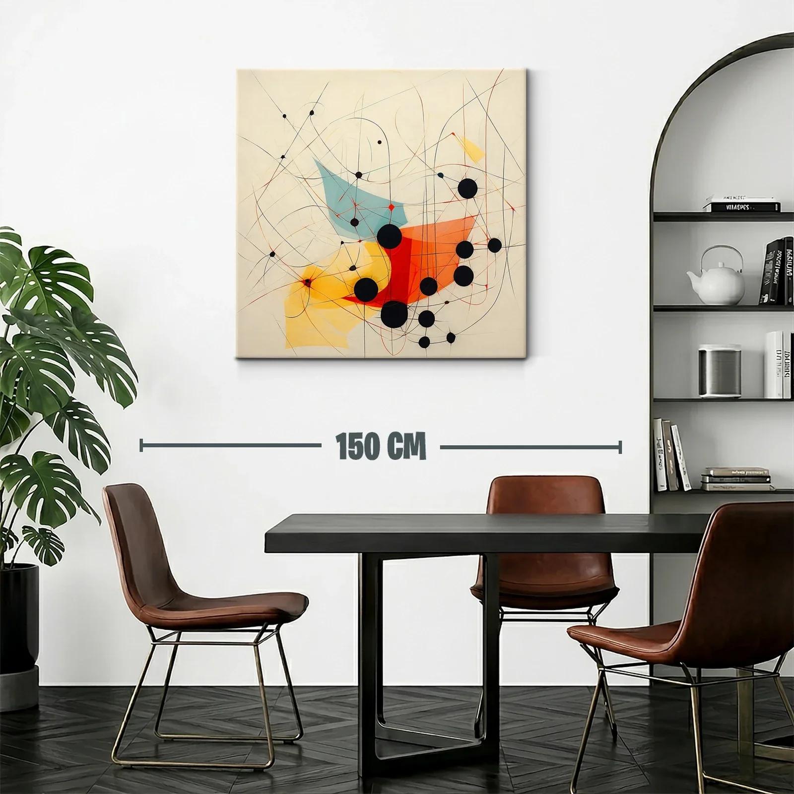 Composición abstracta con formas y líneas dinámicas — miniatura 2