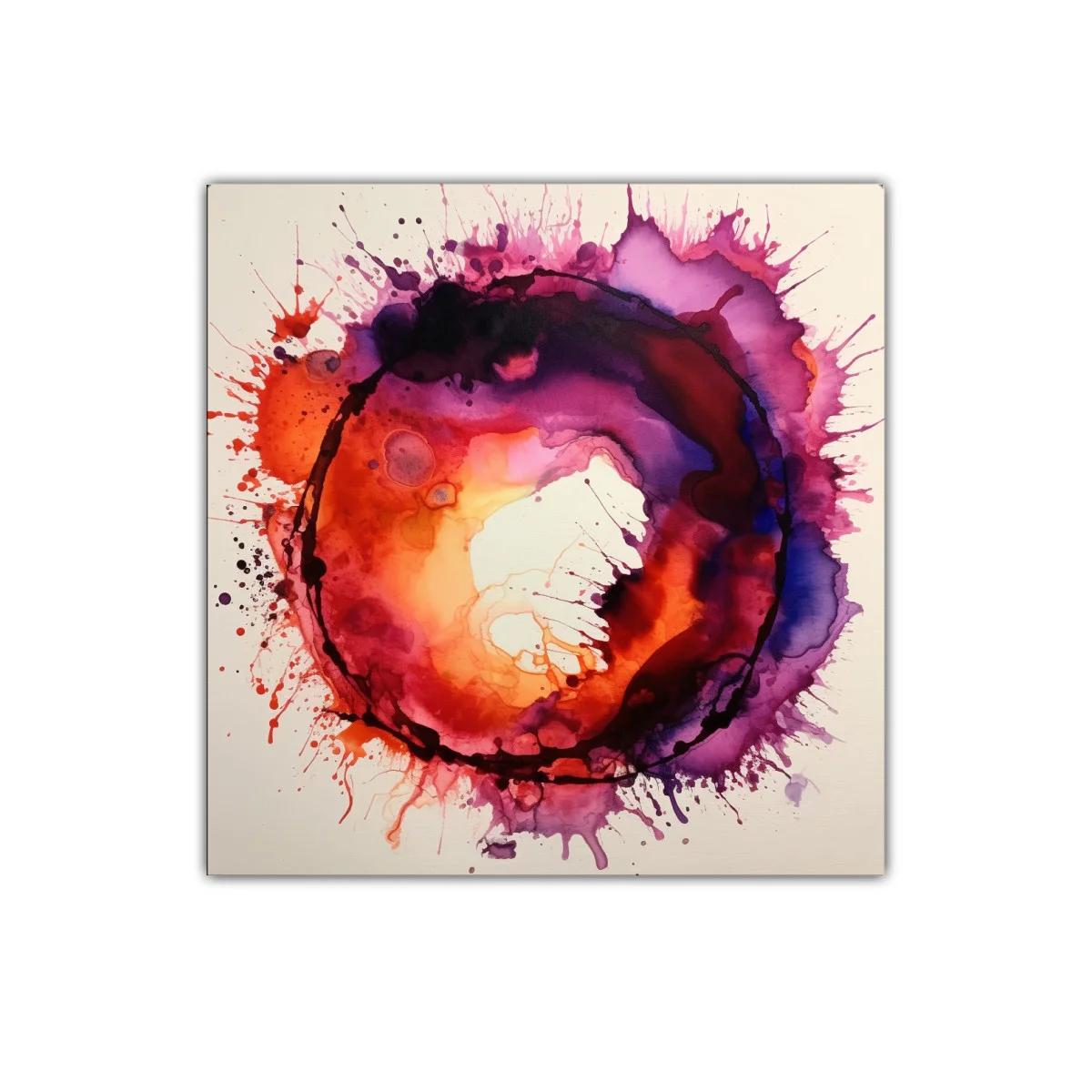 Explosión de colores vibrantes y formas abstractas — imagen principal