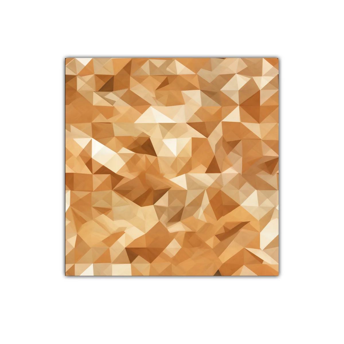 Composición geométrica en tonos cálidos y terrosos — imagen principal