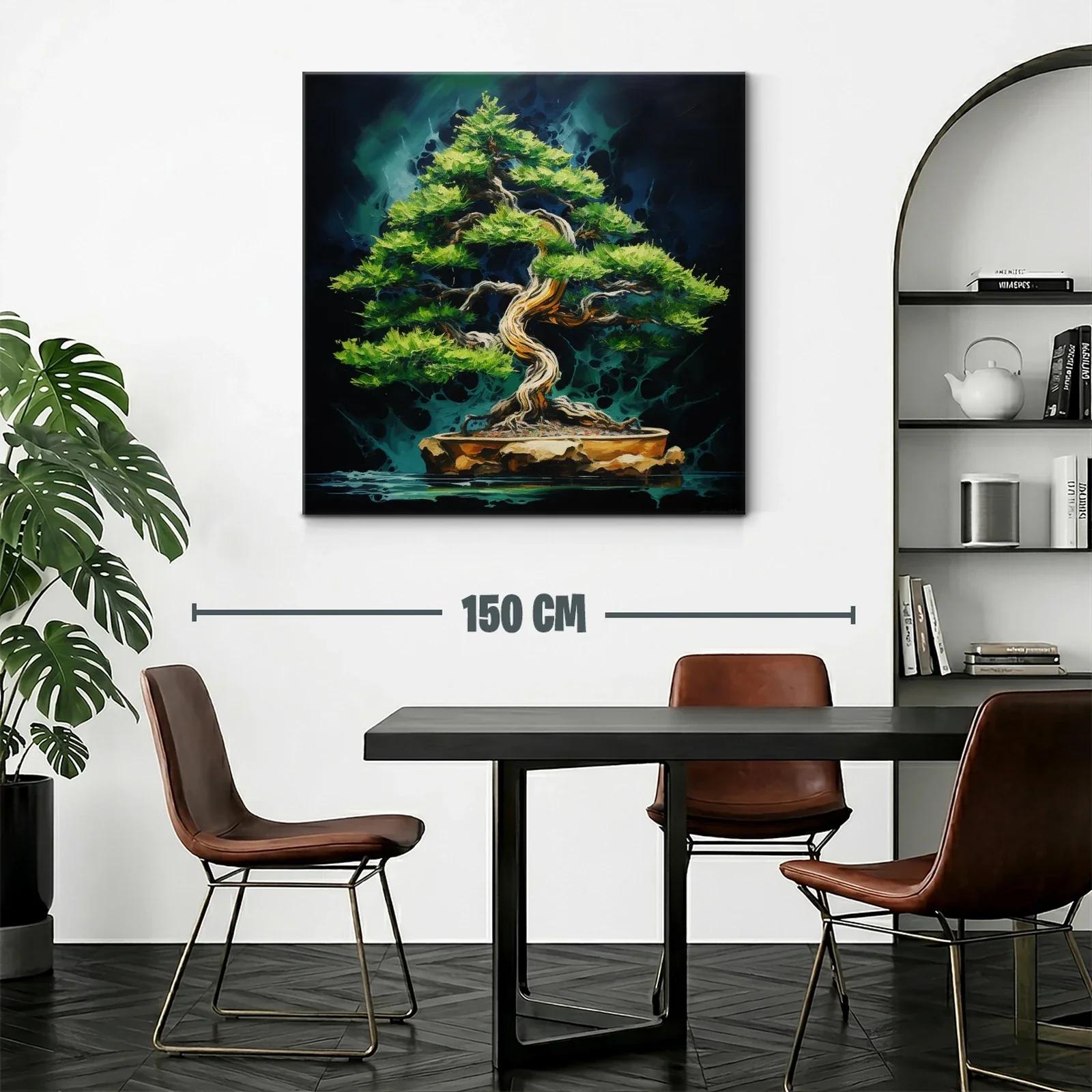 Elegancia natural de un bonsái en vibrante contraste — miniatura 2