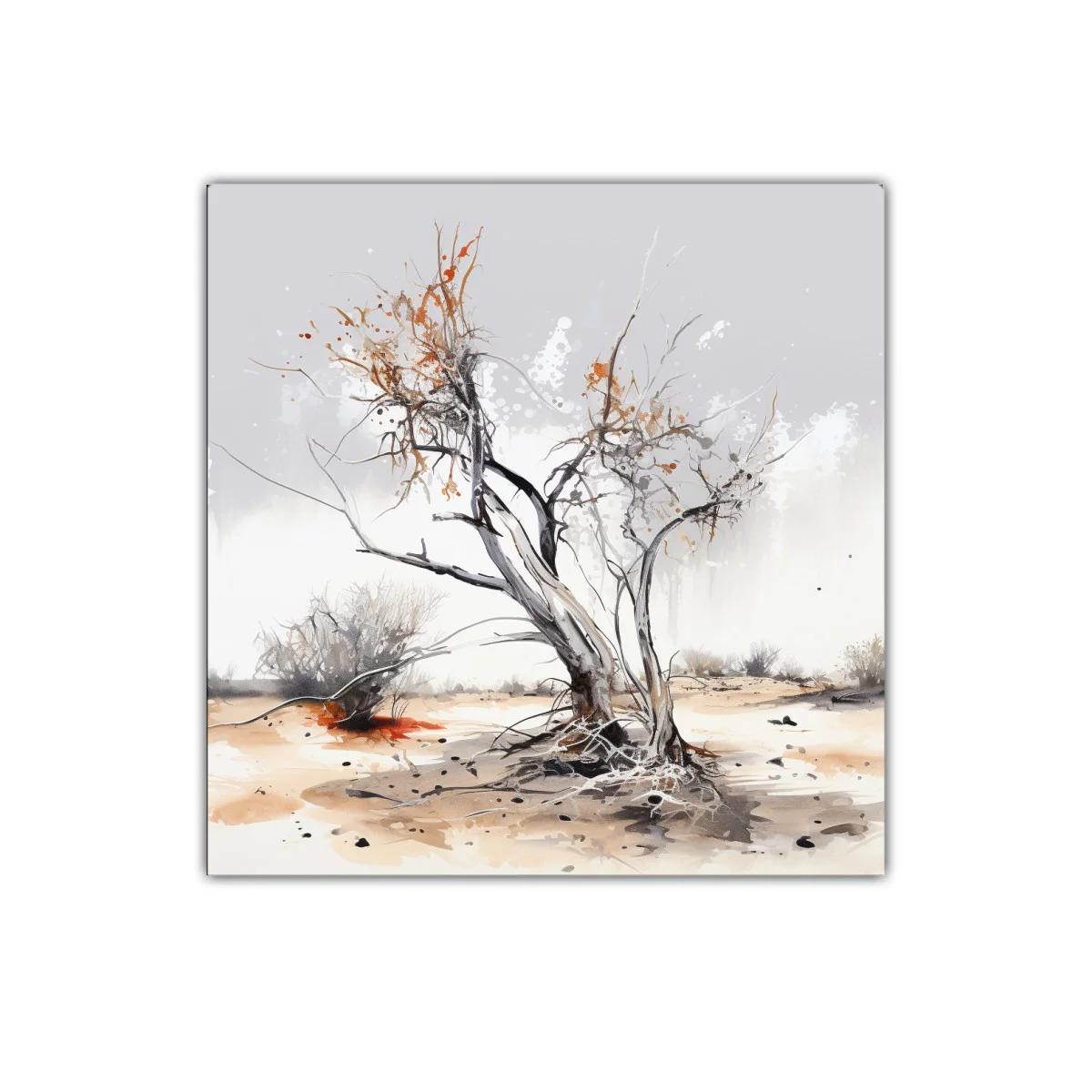 Árbol solitario en paisaje minimalista natural — imagen principal
