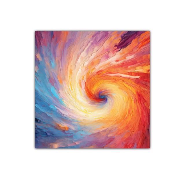 Torbellino de colores vibrantes en movimiento dinámico