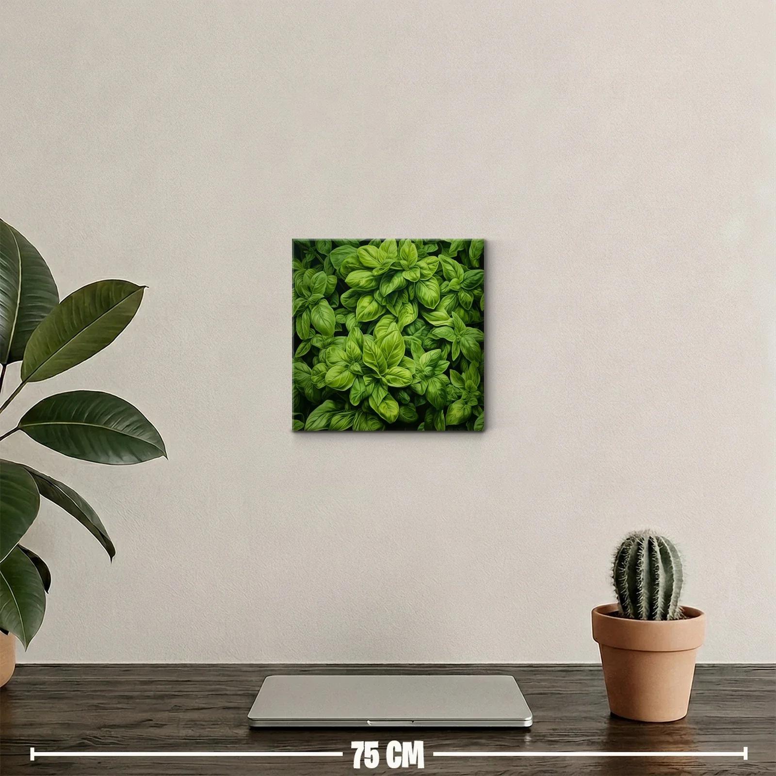 Cuadro decorativo con exuberante follaje verde natural — miniatura 2