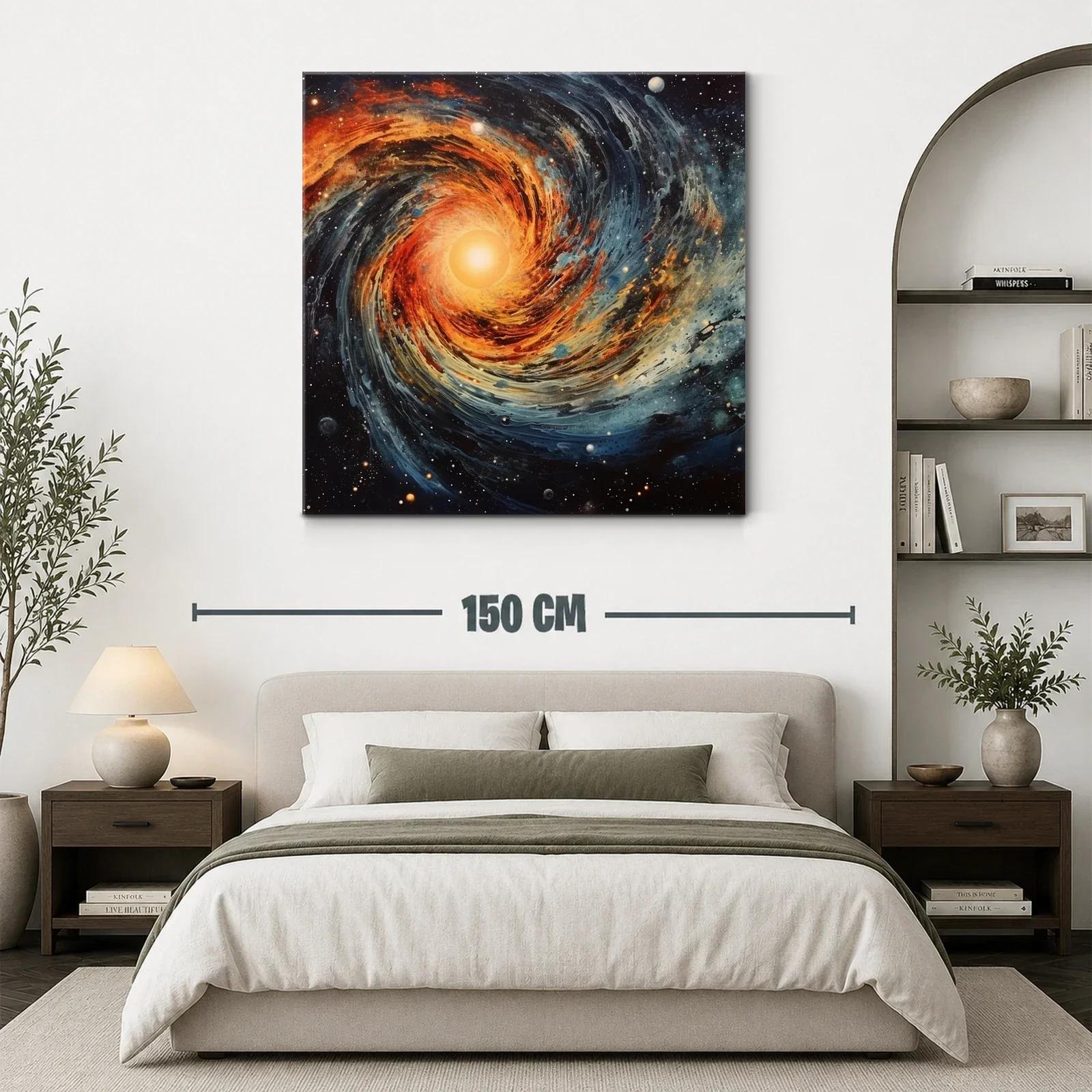 Espiral Cósmico con Luz Central y Estrellas — miniatura 3