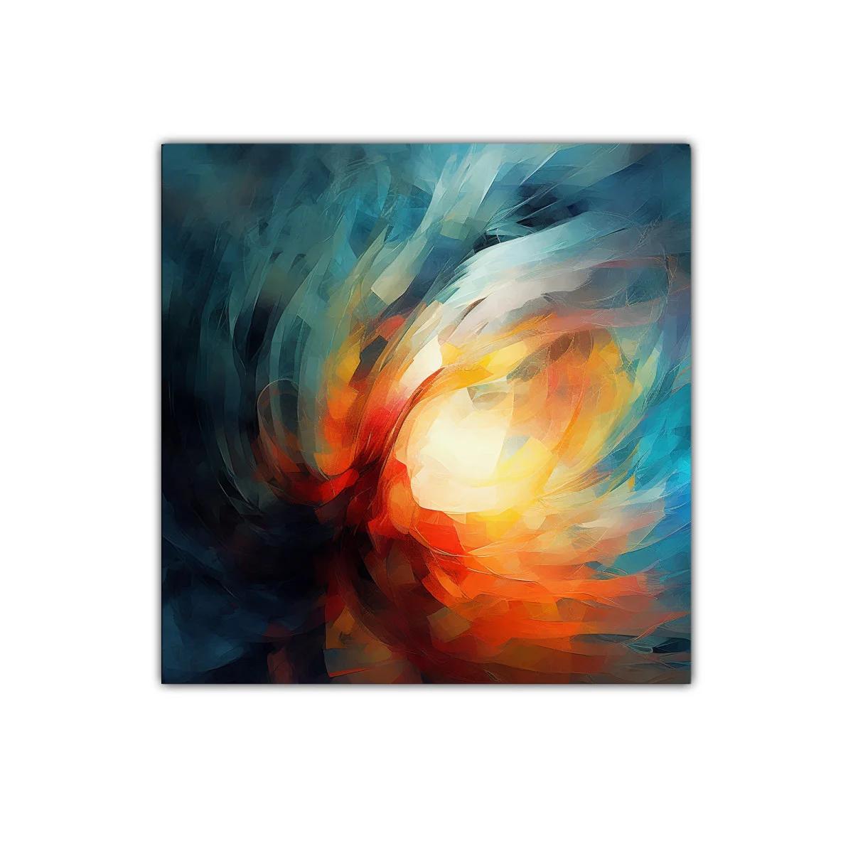 Explosión de color en movimiento vibrante y armonioso