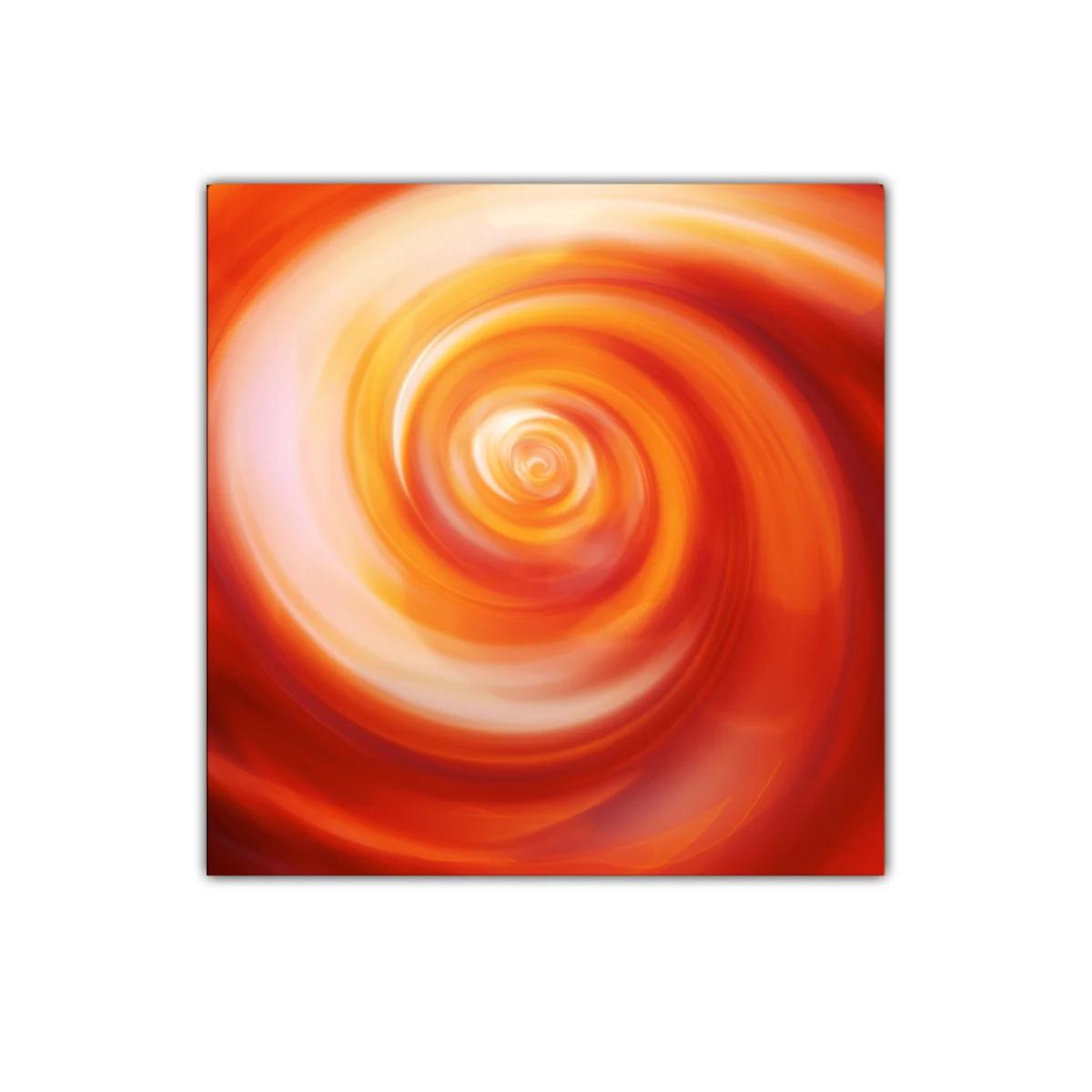 Espiral cálida en tonos anaranjados vibrantes — imagen principal