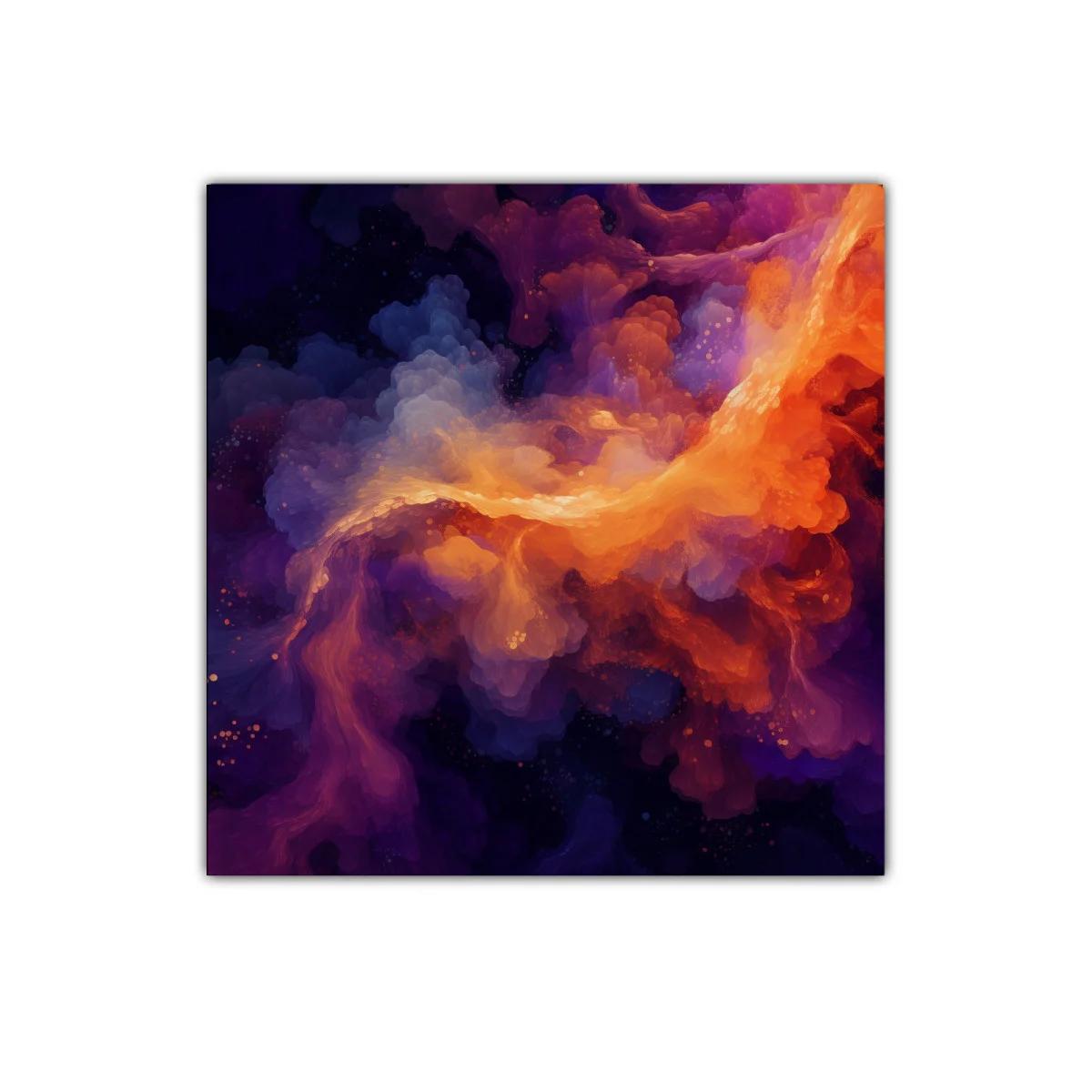 Explosión de colores cálidos y profundos en movimiento fluido — imagen principal