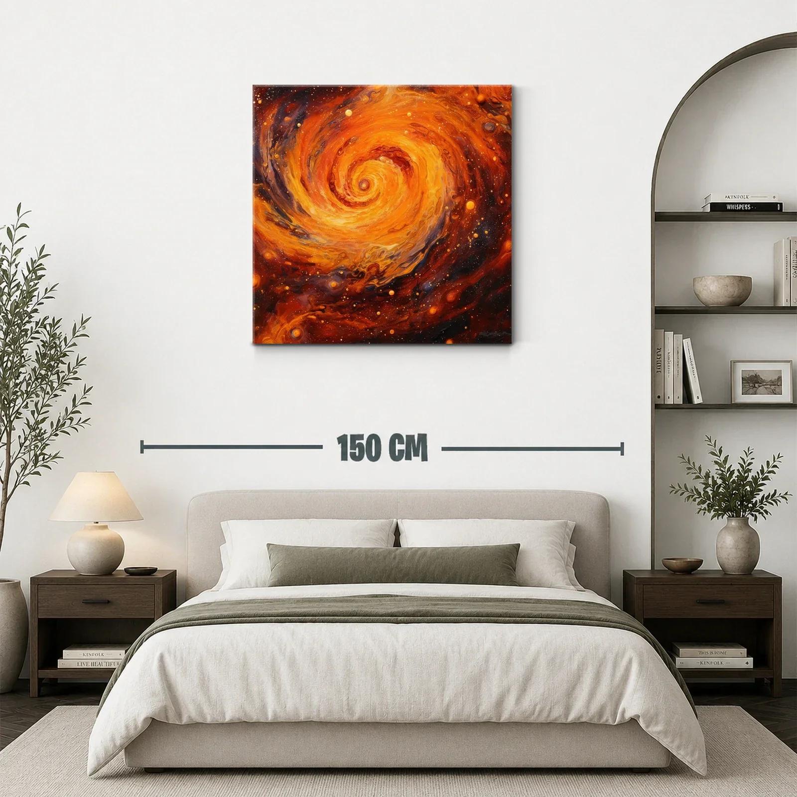 Espiral Cósmico en Tonos Cálidos y Vibrantes — miniatura 3
