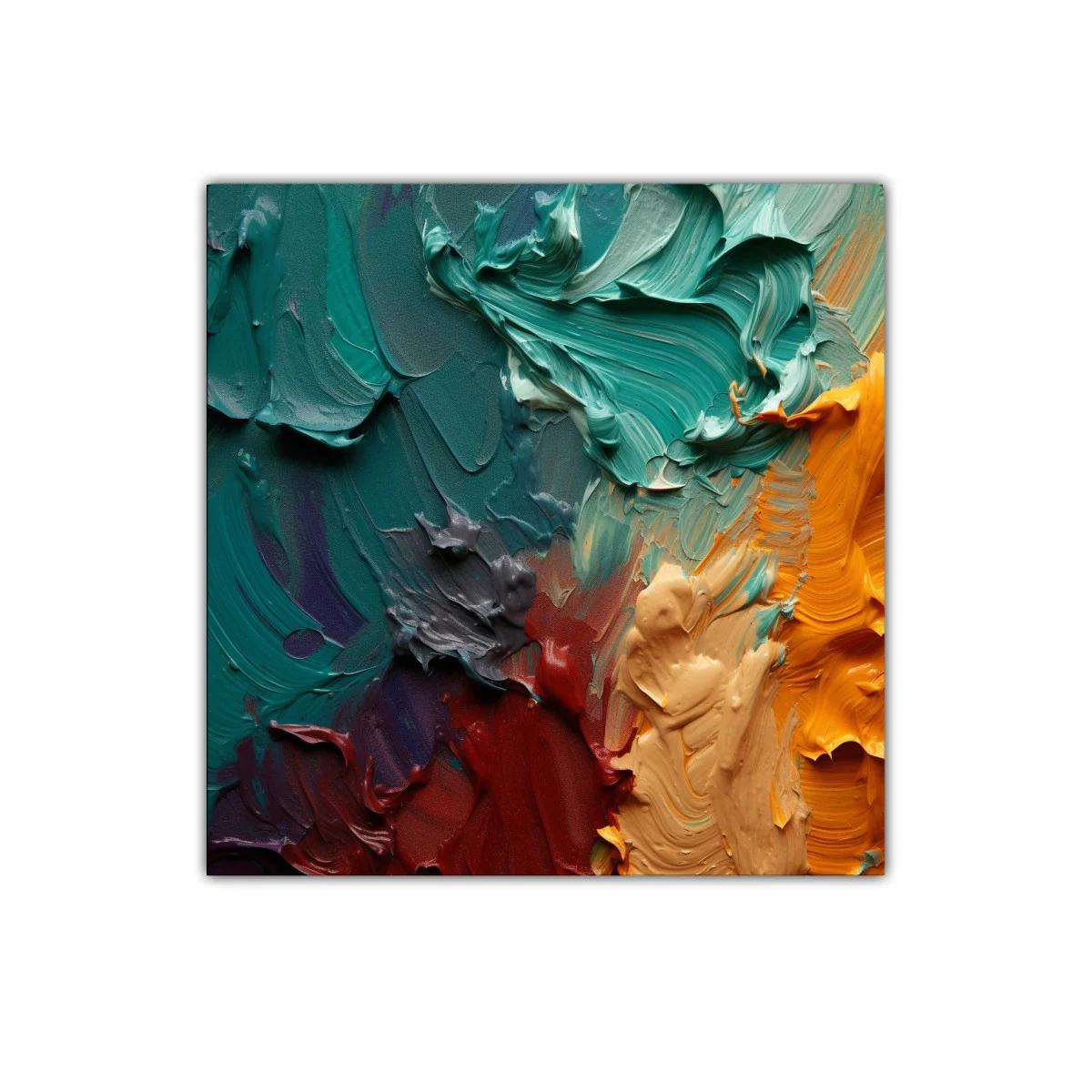 Explosión de color con texturas en tonos vibrantes