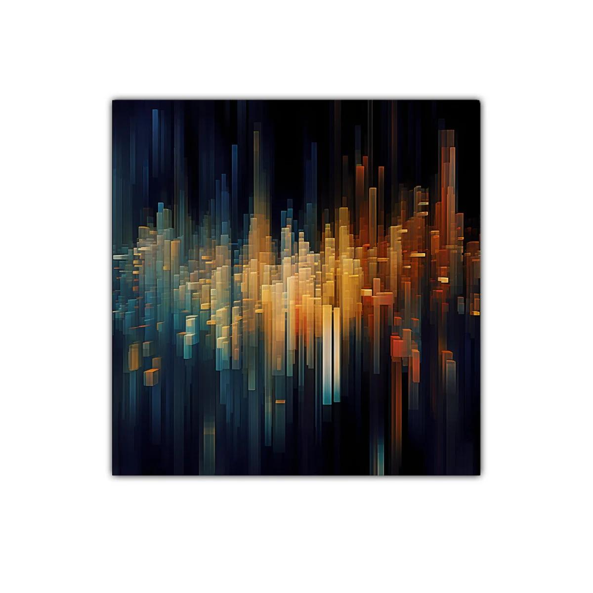 Cuadro Decorativo Arte Abstracto Luz y Sombras Moderno