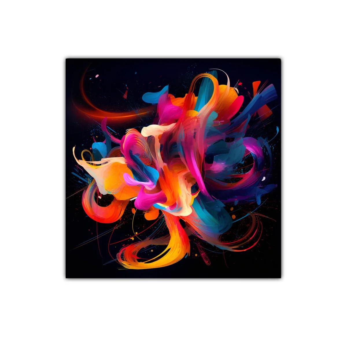 Estallido de color vibrante y movimiento abstracto único — imagen principal