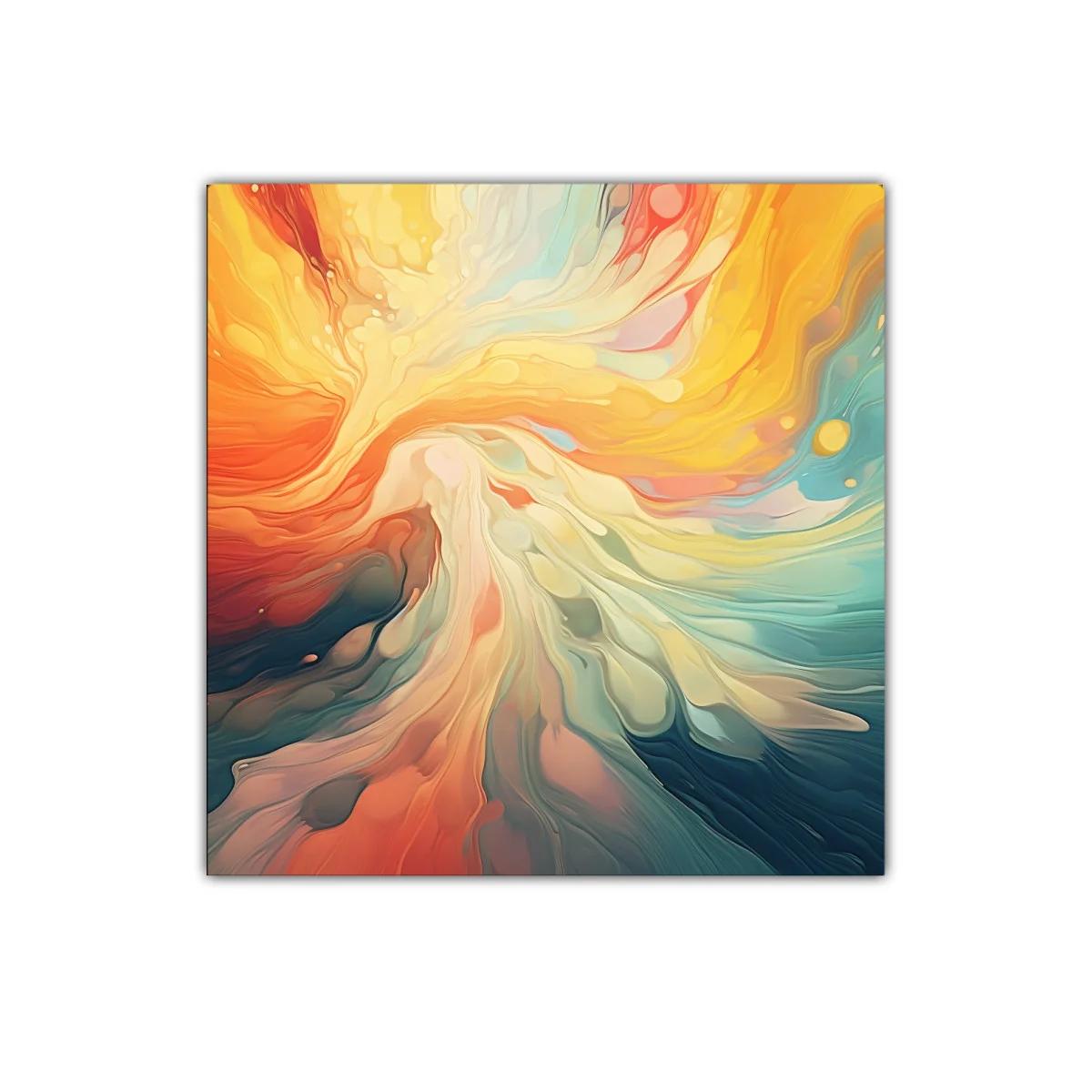 Explosión de color en movimiento vibrante — imagen principal