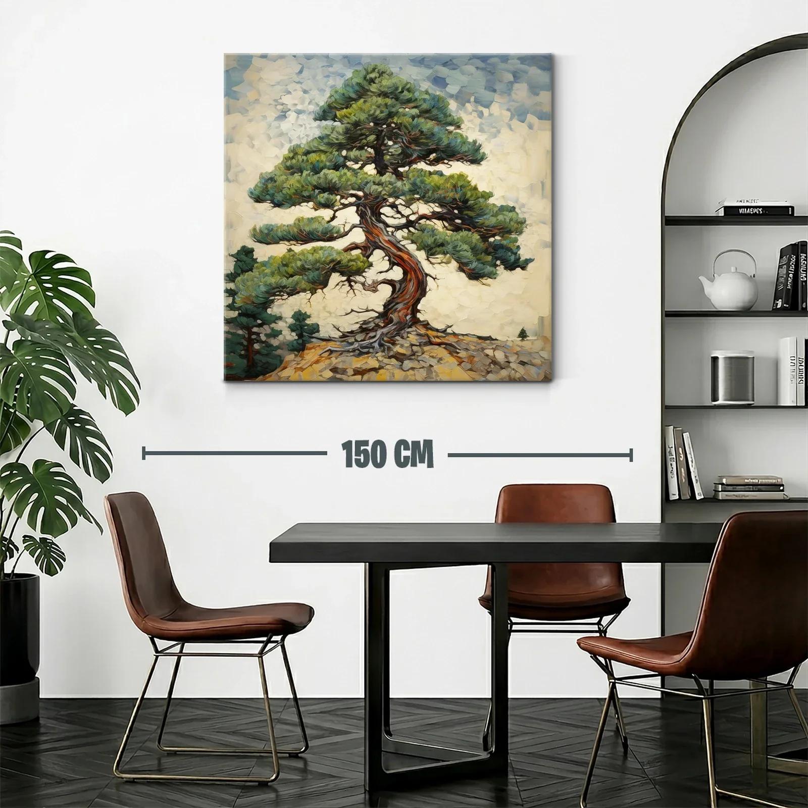 Árbol solitario con ramas extendidas en paisaje rocoso — miniatura 2